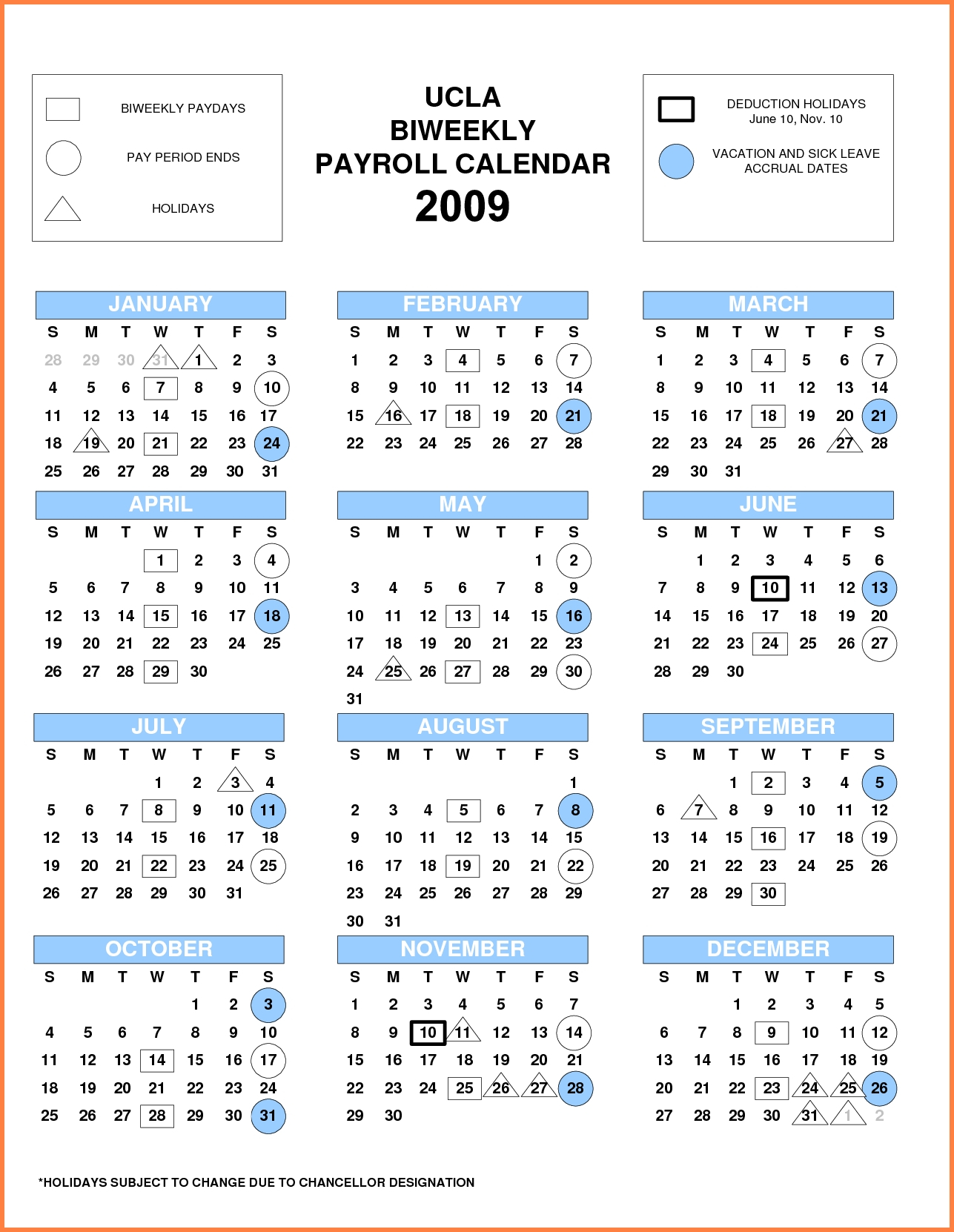 Bi Weekly Pay Schedule 2020 Template