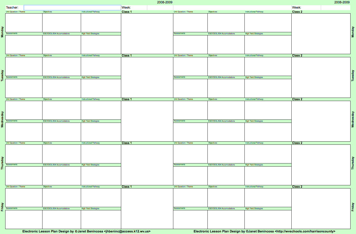 020 Lesson Plan Calendar Template Templates Marvelous Weekly