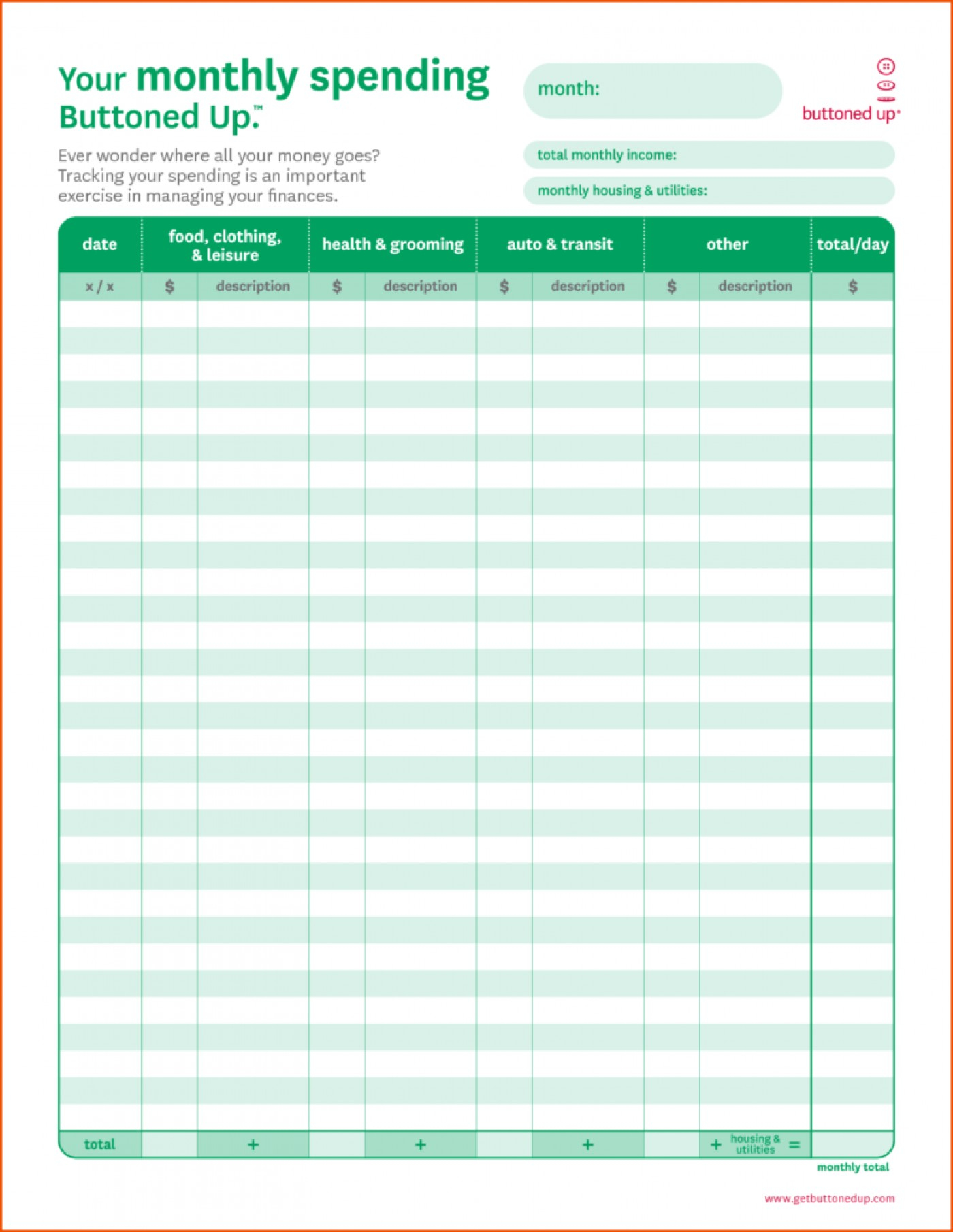 021 Excel Monthly Budget Template Free Ideas 20Family