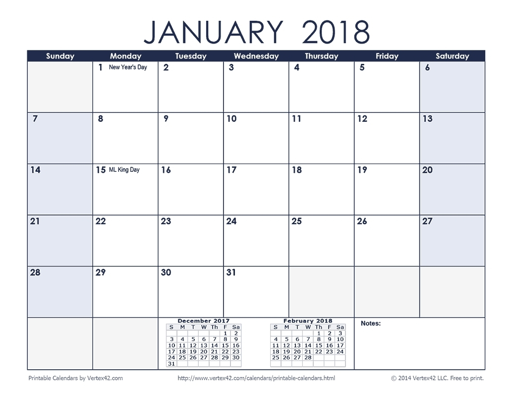 Free 12 Month Printable Calendar