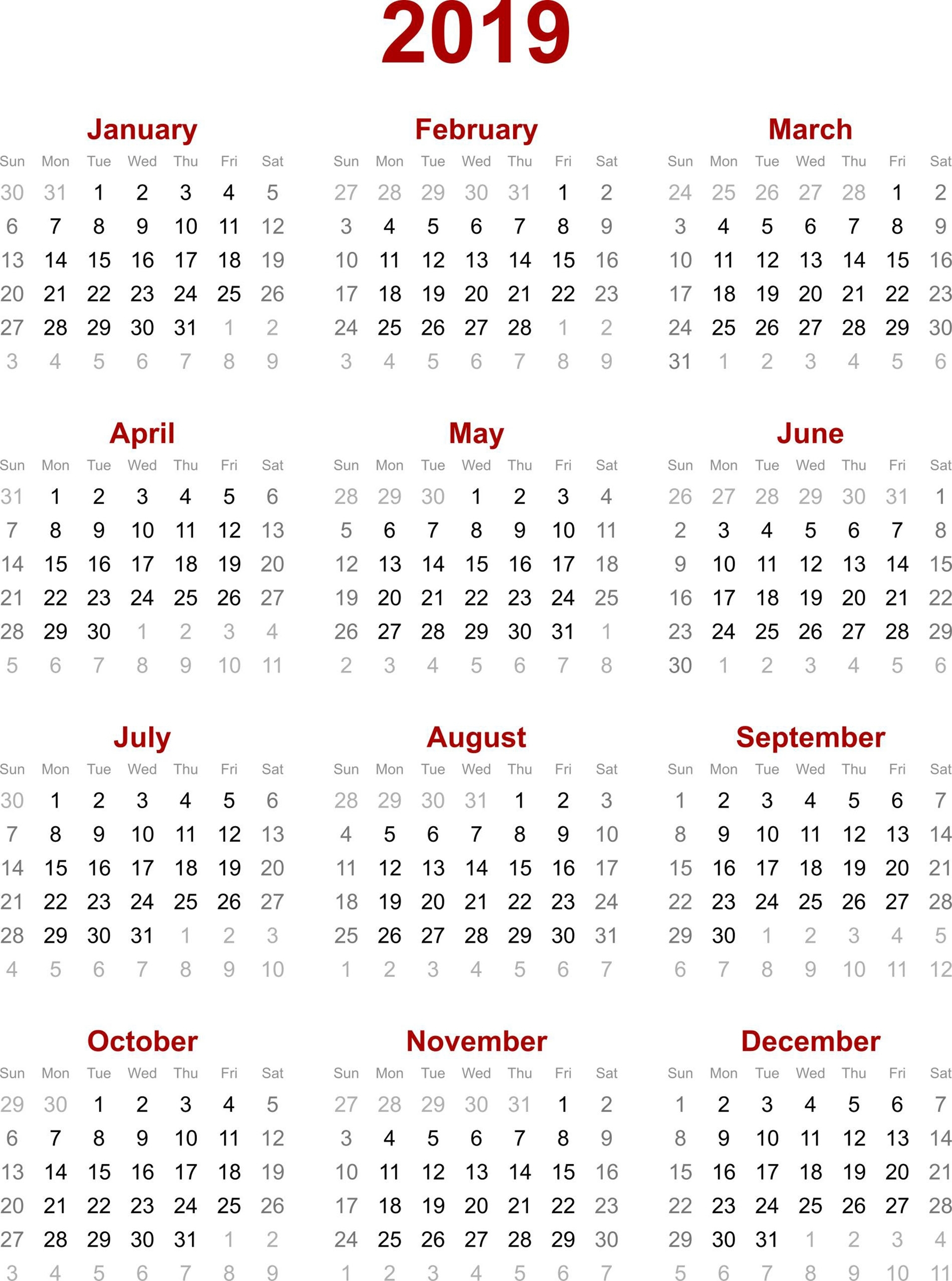 months of the year calendar printables example calendar printable 12