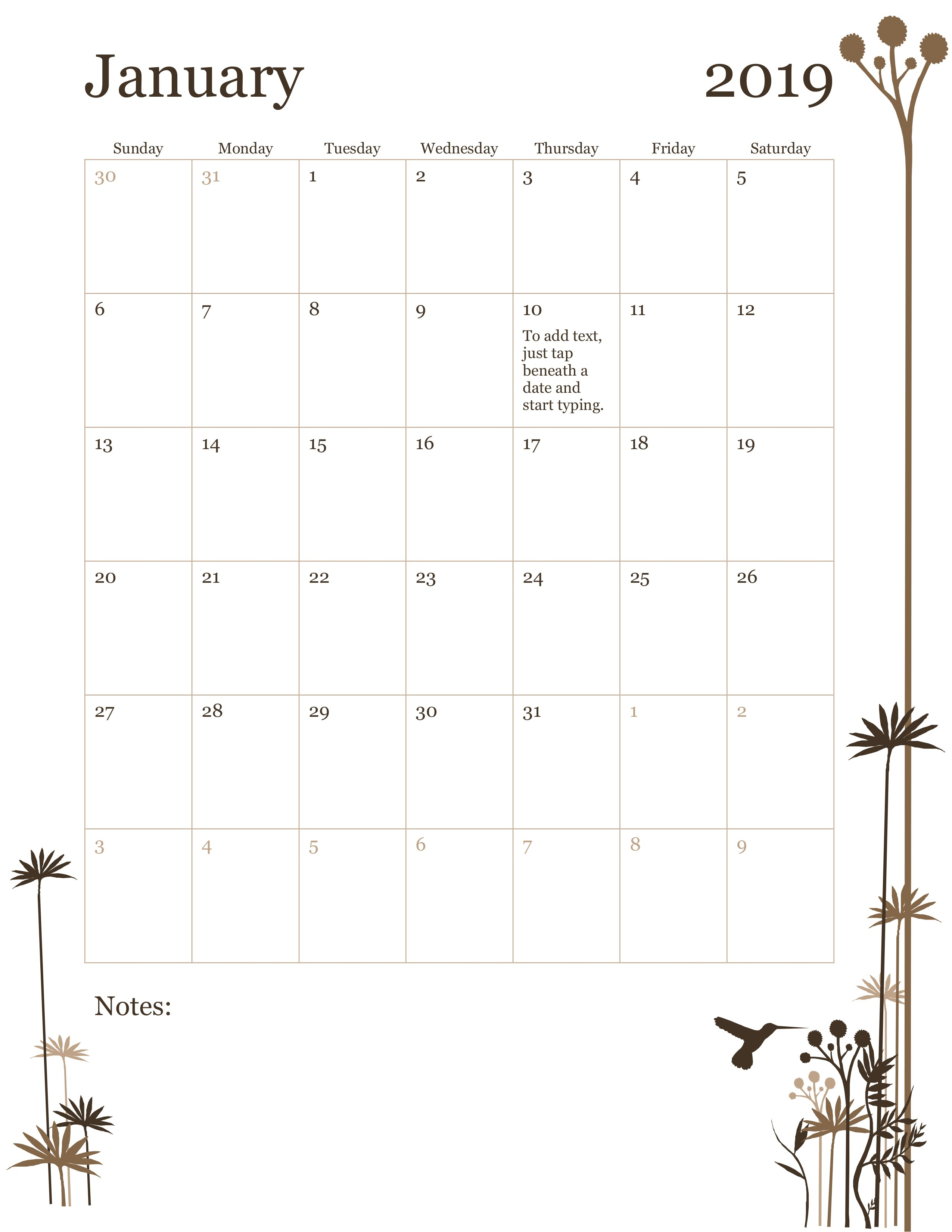 12-Month Calendar