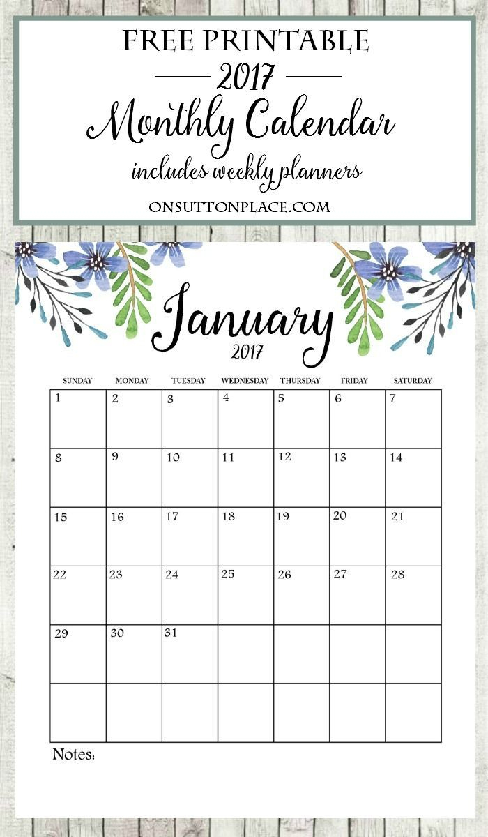 Free Printable Individual Months Of The Year Example Calendar Printable