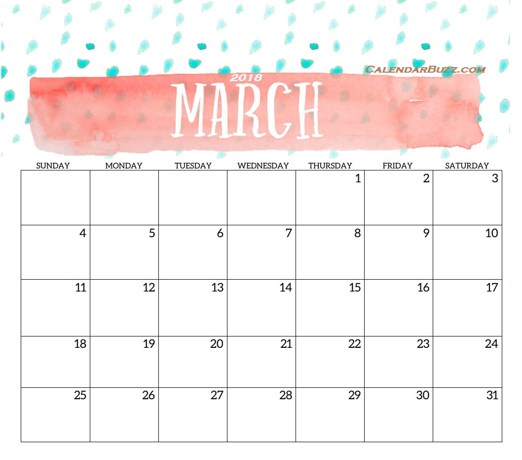 2018 Monthly Printable Templates | Latest Calendar