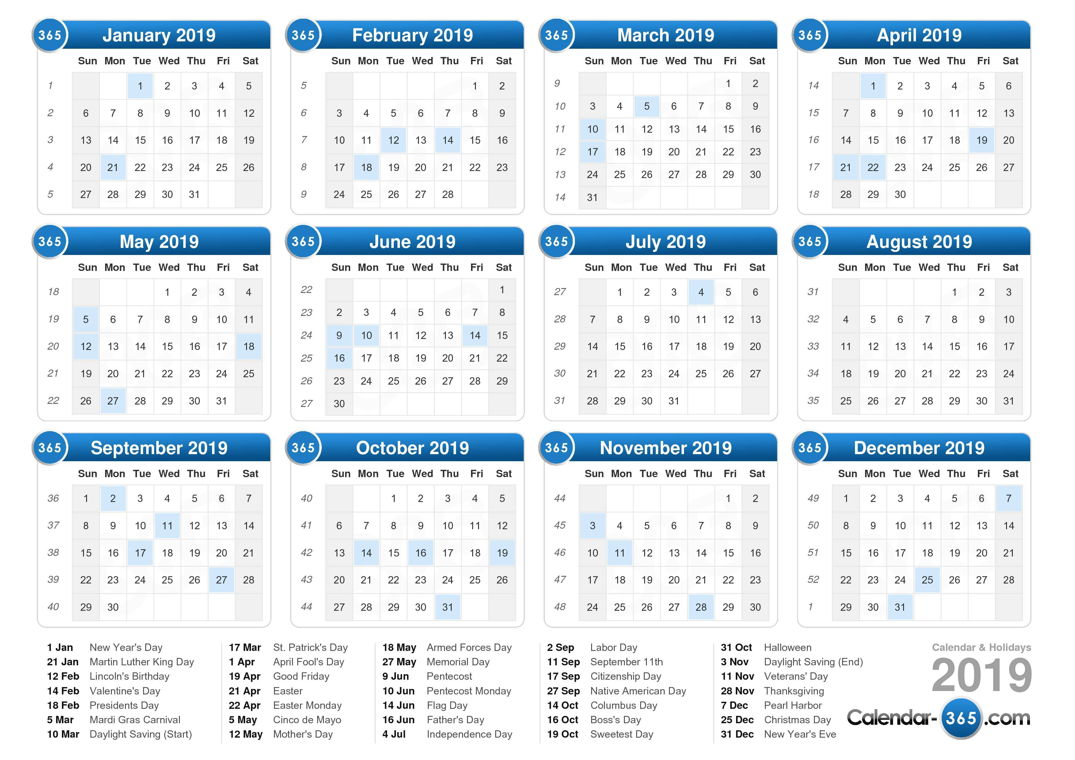 Printable Calender 2020 South Africa Starting With Monday