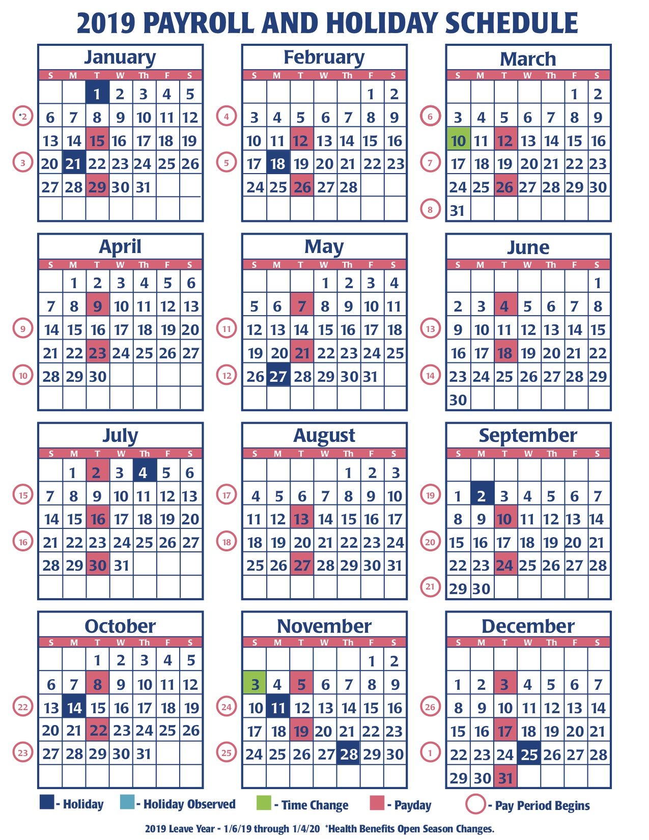 2019 Faa Payroll Calendar – Faa Managers Association