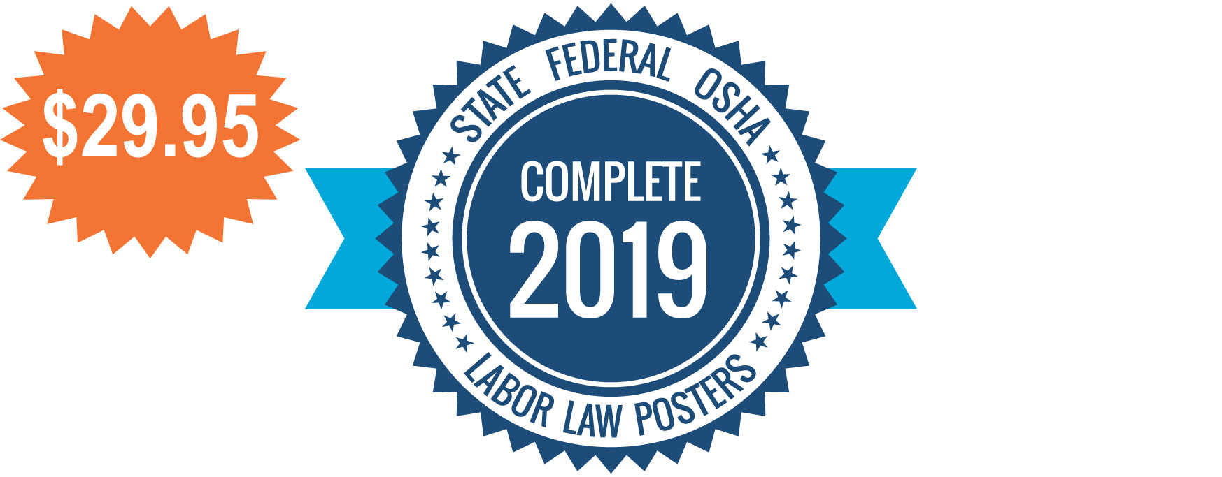 2019 Labor Law Posters - State, Federal &amp; Osha In One Poster