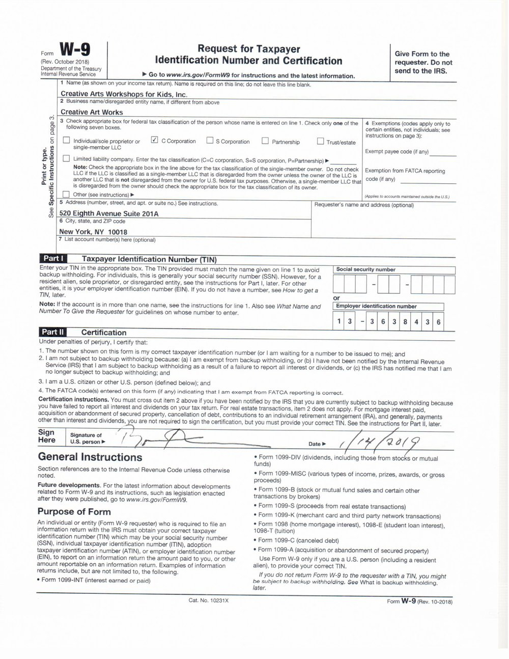 W9 Forms 2020 Printable Calendar Printable Free 0368