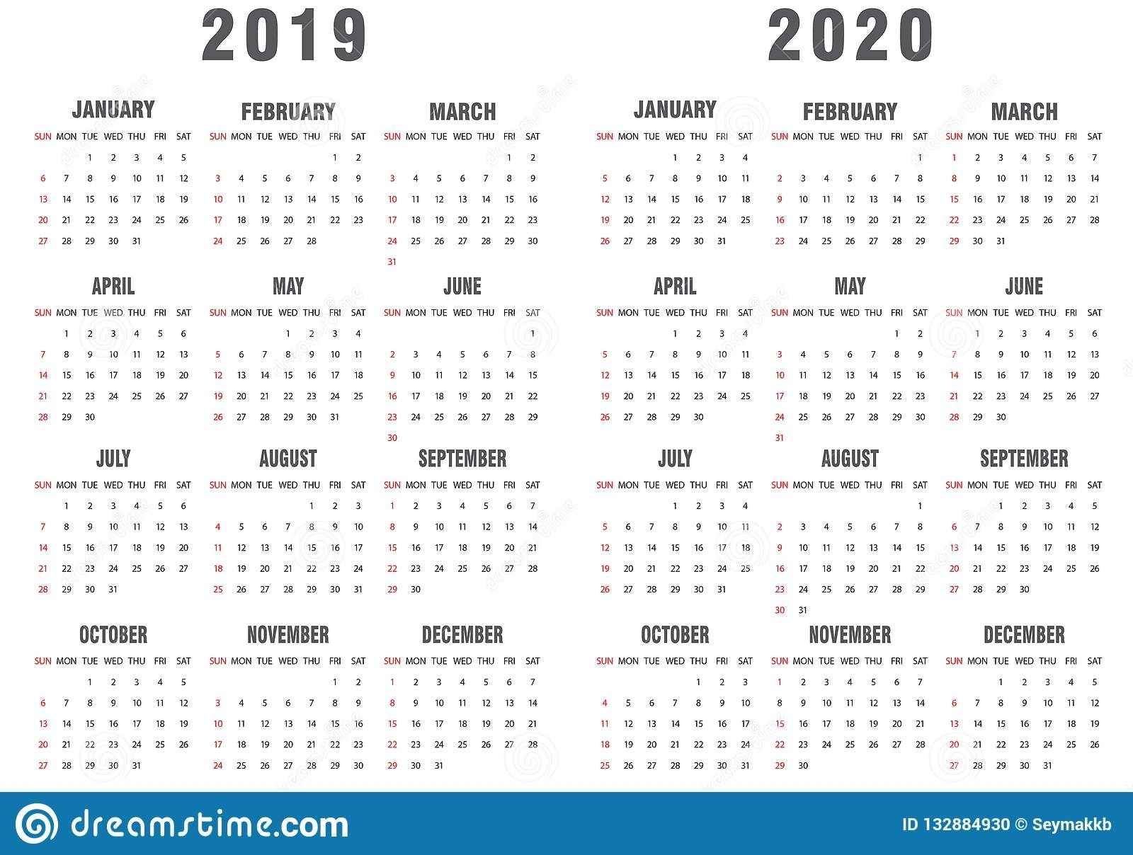 2020 Calendar Illustrator – Get Your Calendar Printable