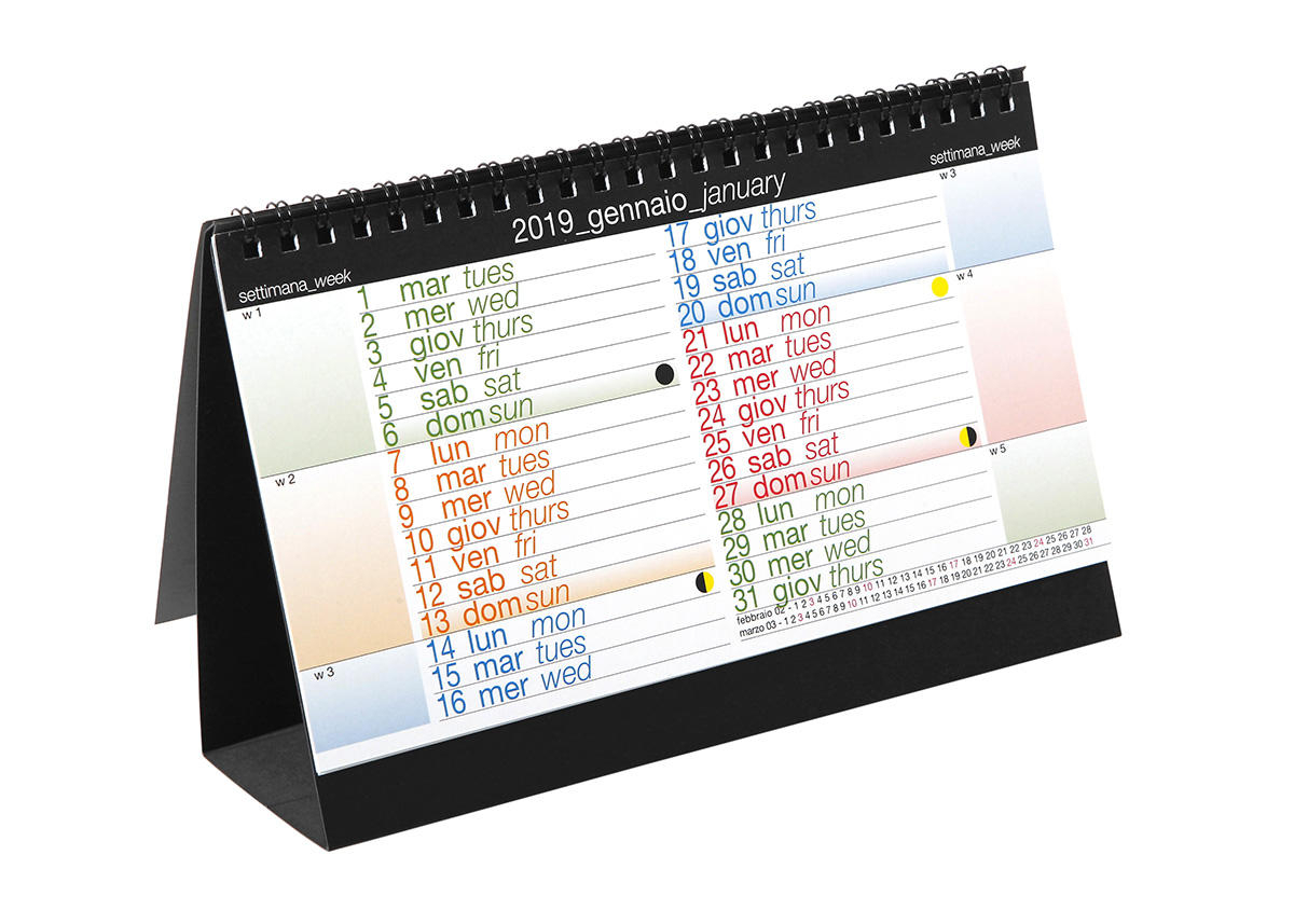 2020 “Minitabloid” Monthly Desk Calendar, 21×13.5 Cm