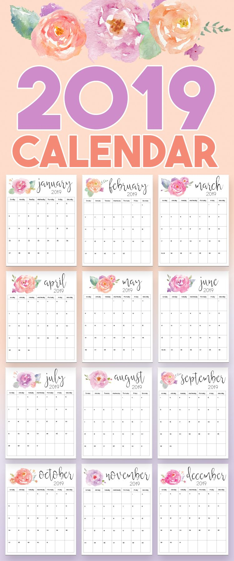 2020 Printable Calendars And Planners | Journal | Calendar