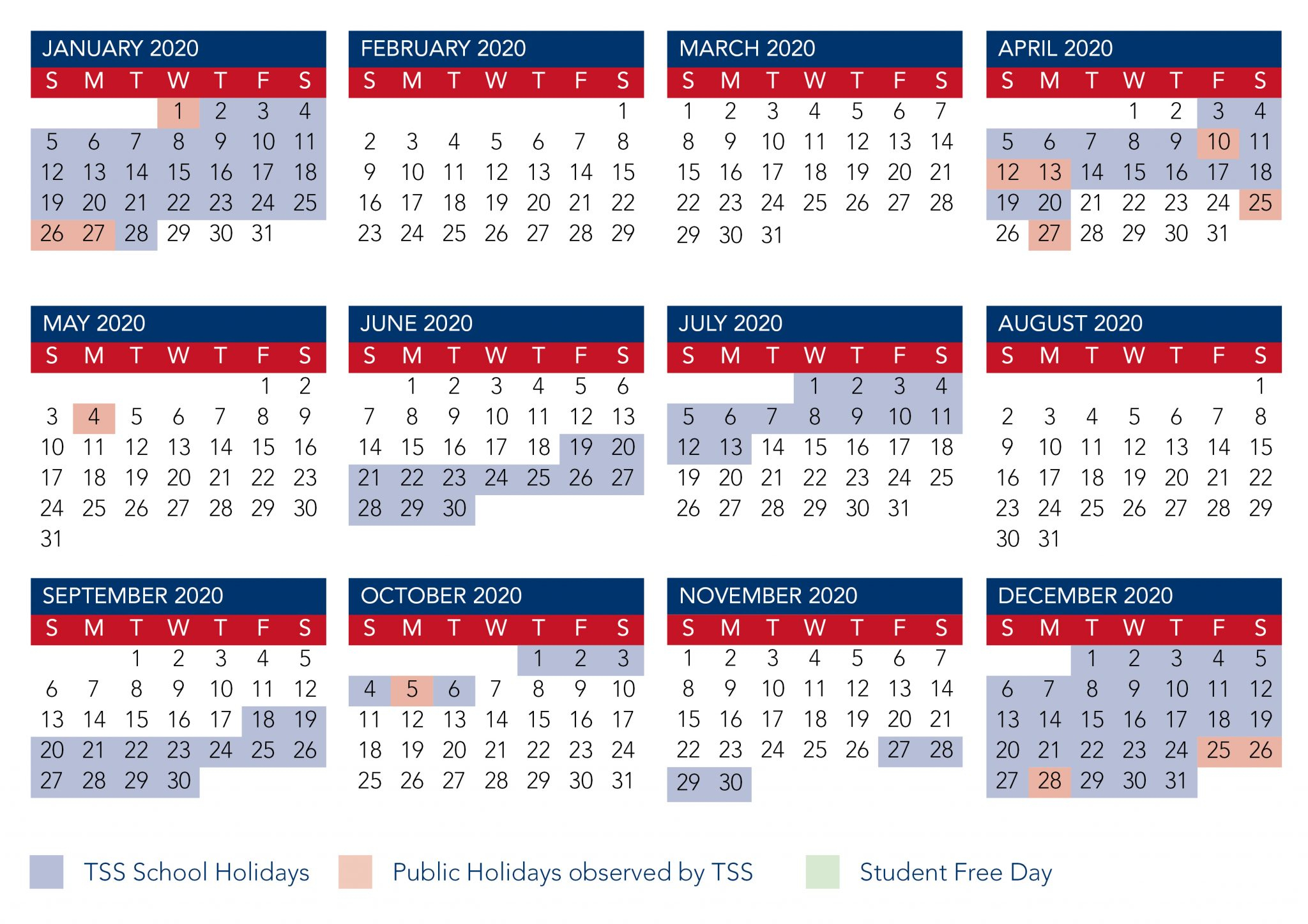 2020 School Calendar Queensland State Schools | Calendar