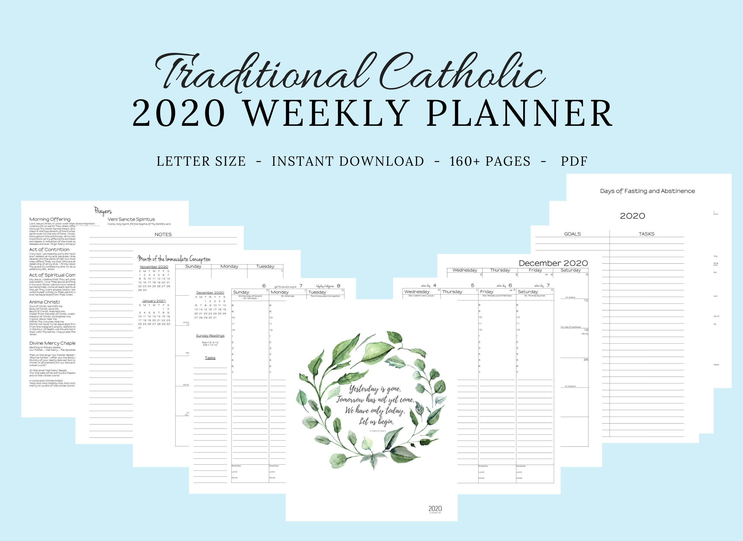 Printable Caholic Calender By Month 2020 Example Calendar Printable