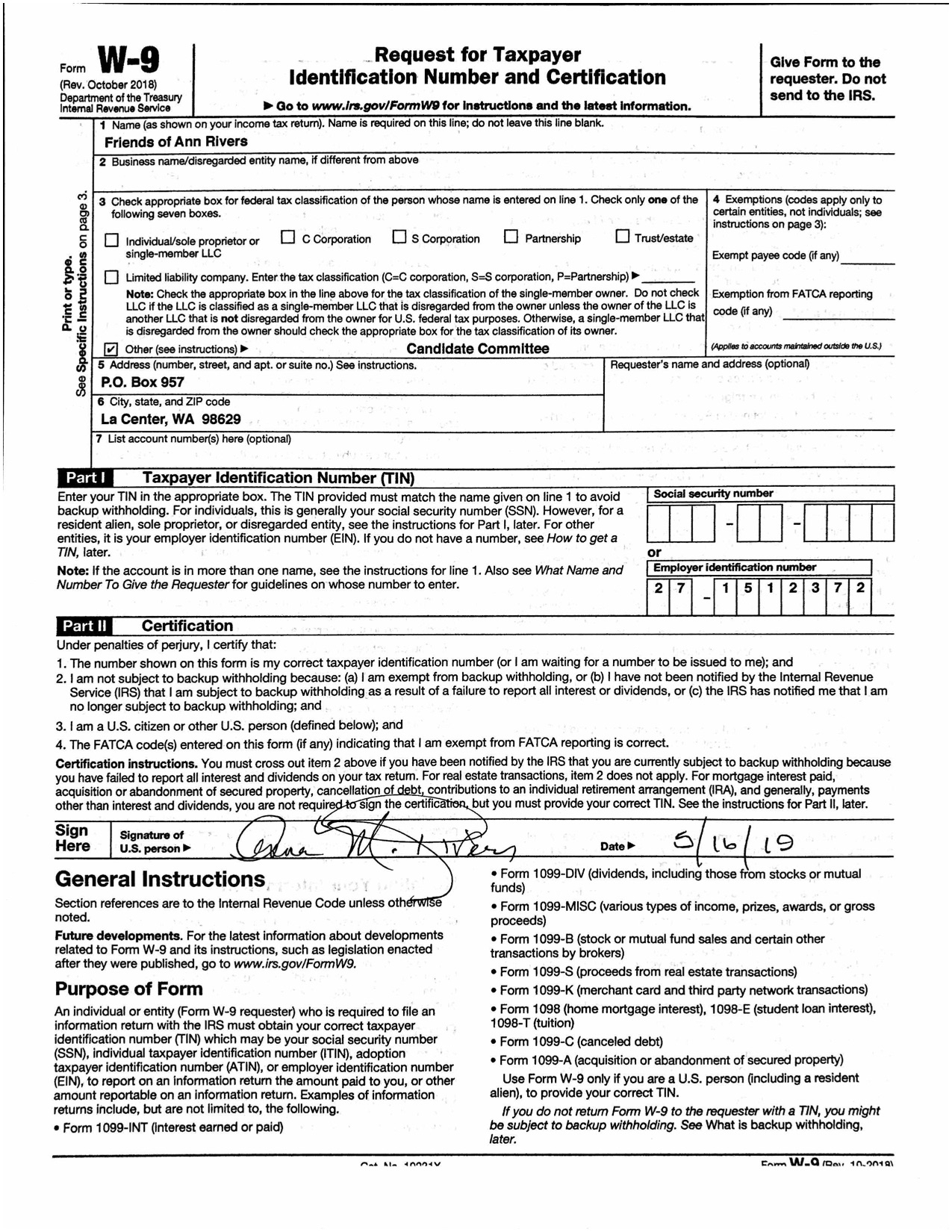 2020 W9 Blank Tax Form | Example Calendar Printable