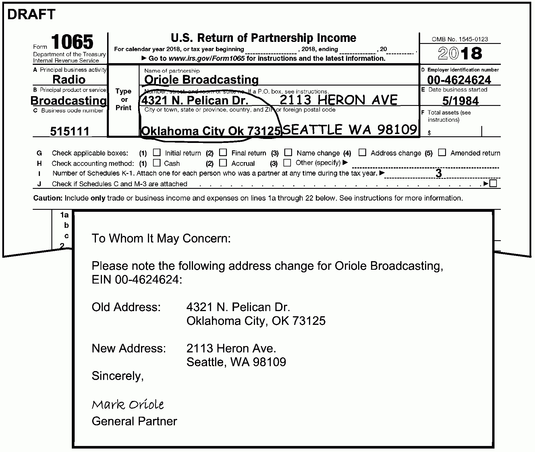 3.11.15 Return Of Partnership Income | Internal Revenue Service