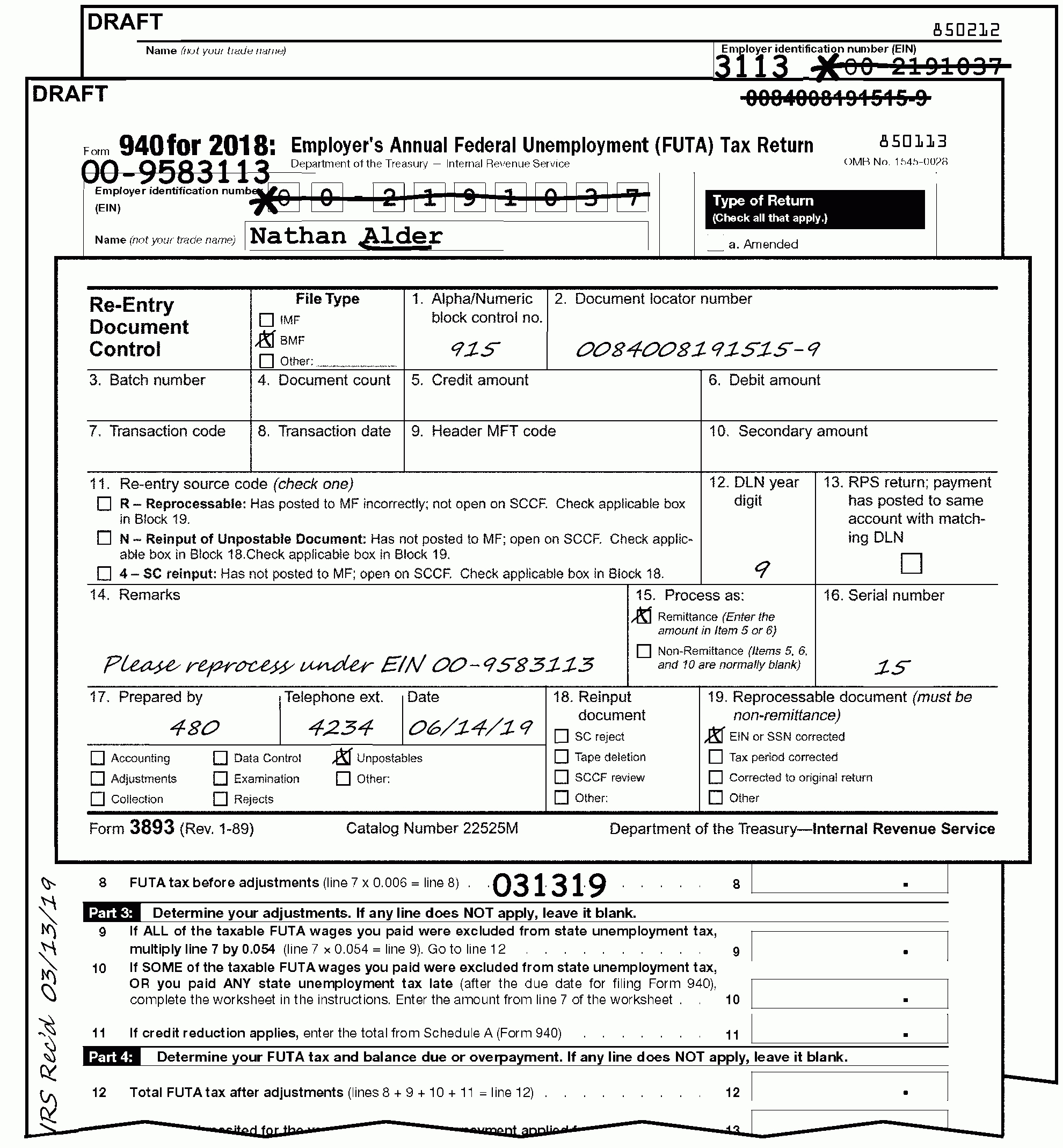 3.11.154 Unemployment Tax Returns | Internal Revenue Service