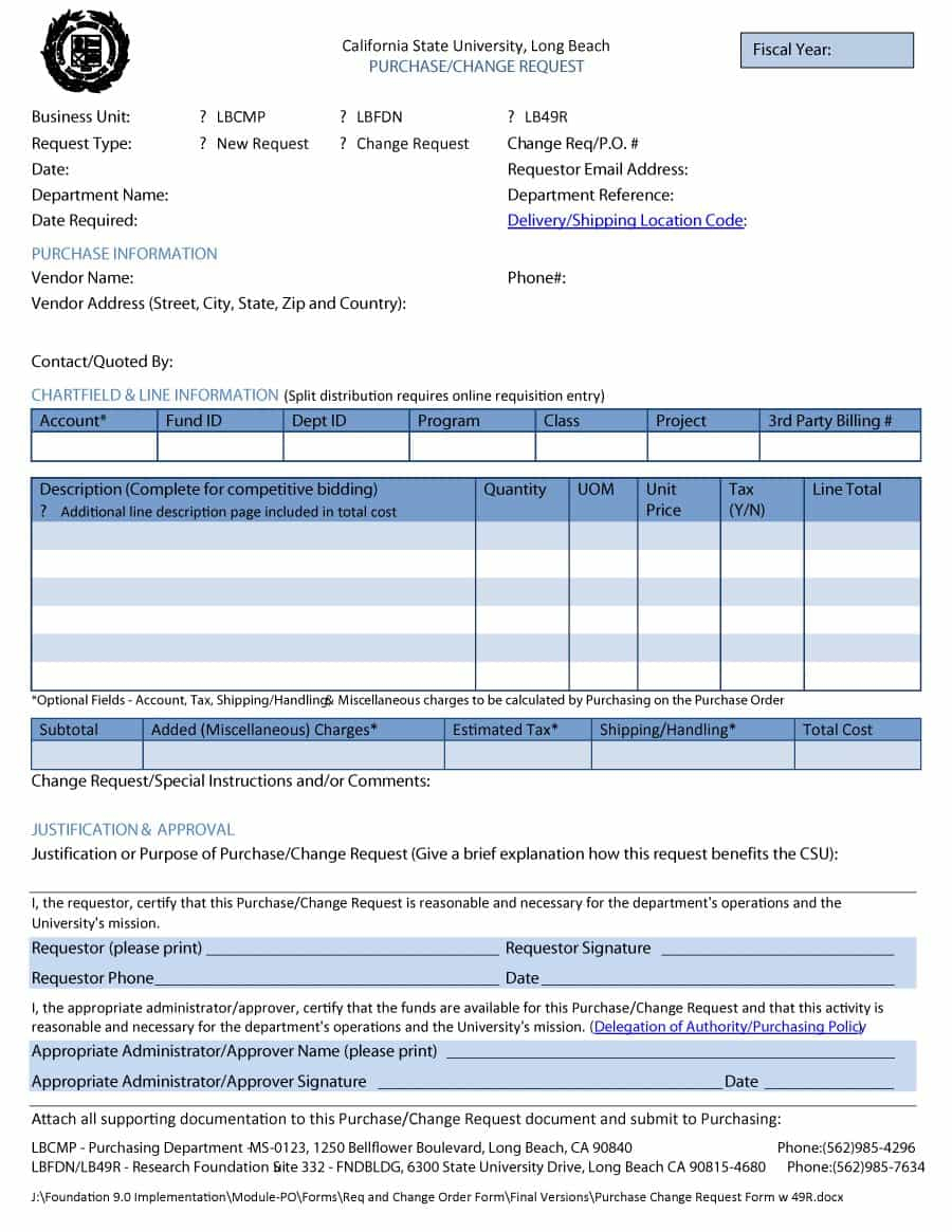 40+ Order Form Templates [Work Order / Change Order + More]