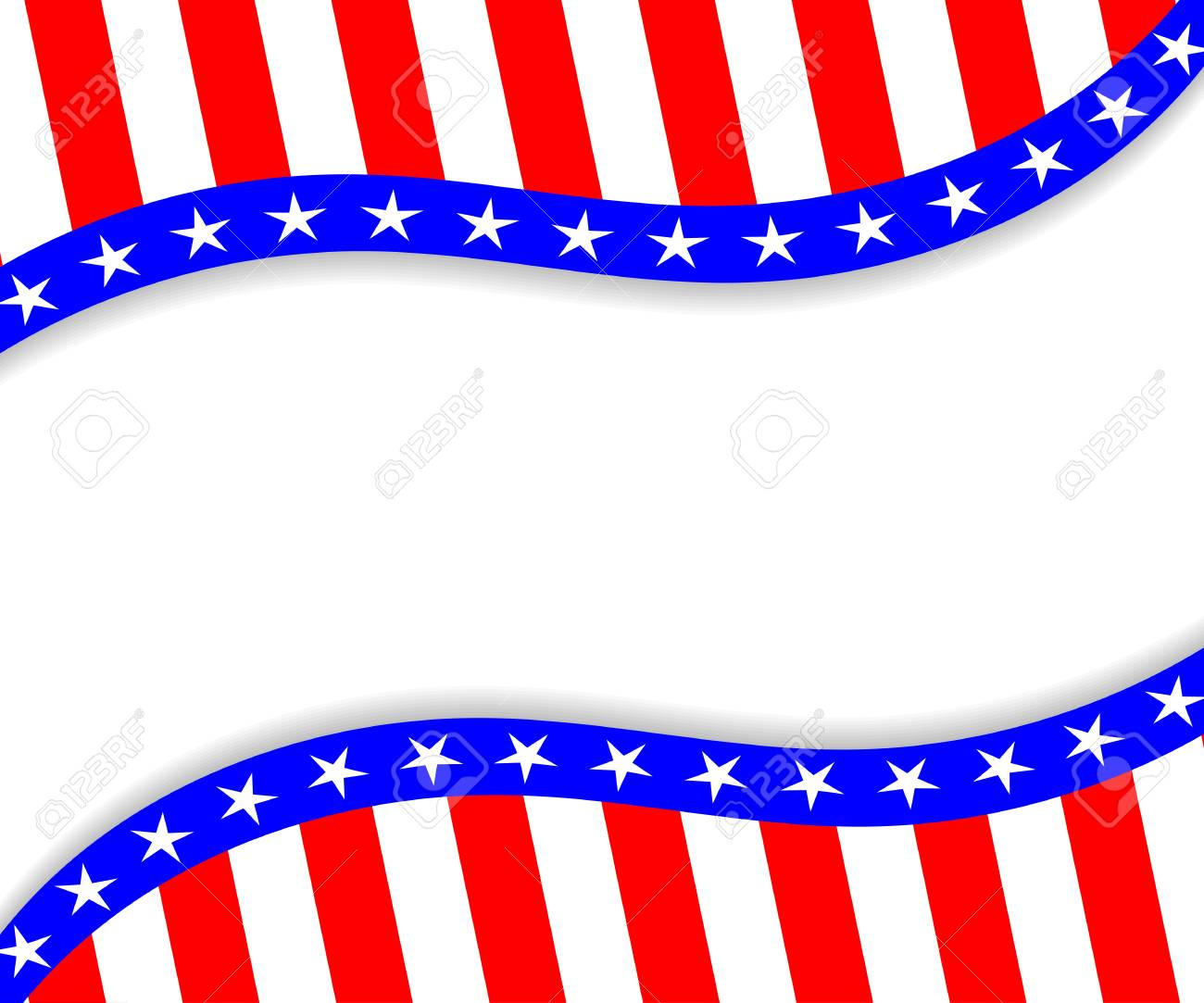4Th Of July Vector Background. Template For 4Th Of July. 4Th..
