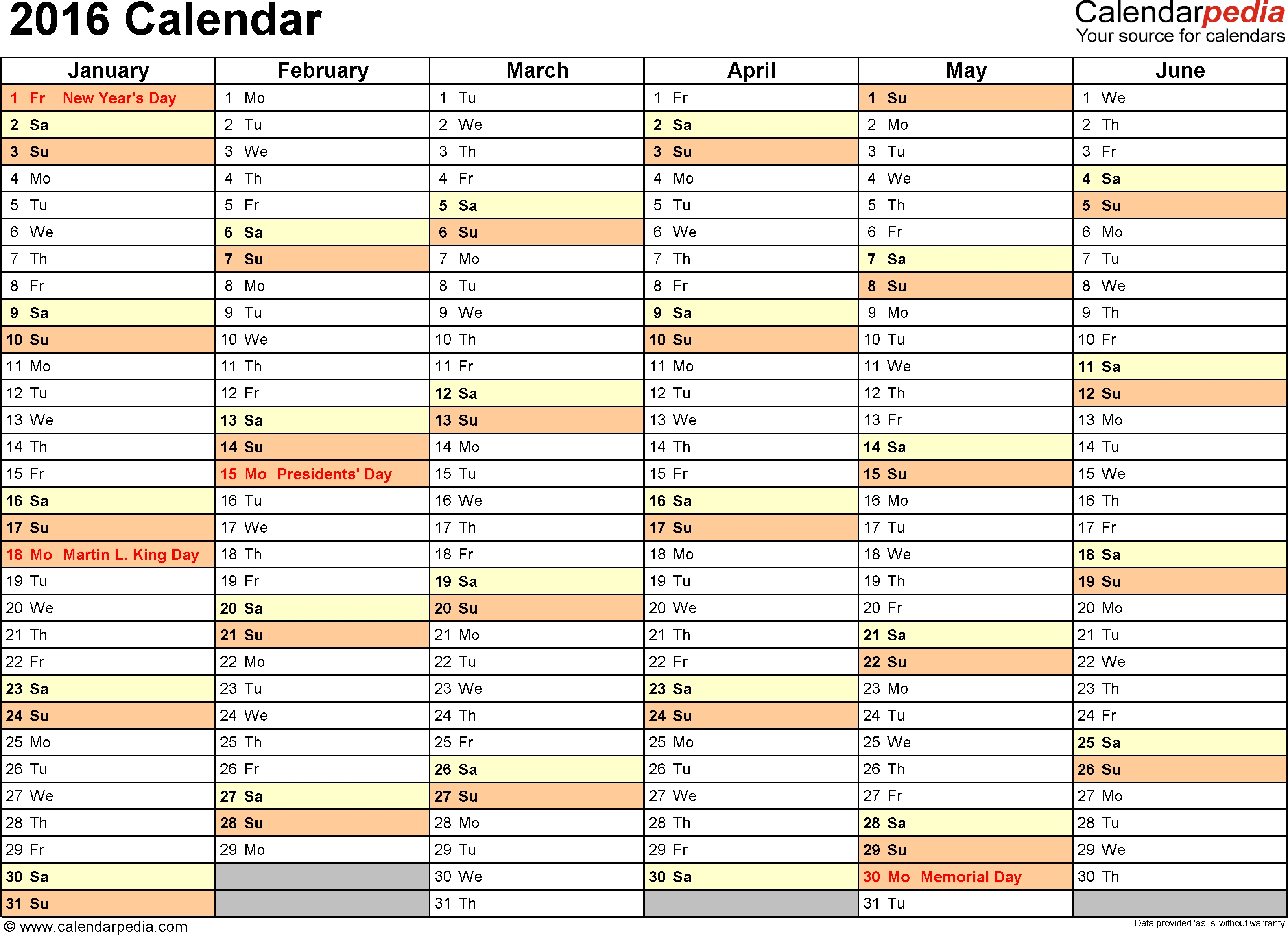 Printable 6 Month Planner Example Calendar Printable