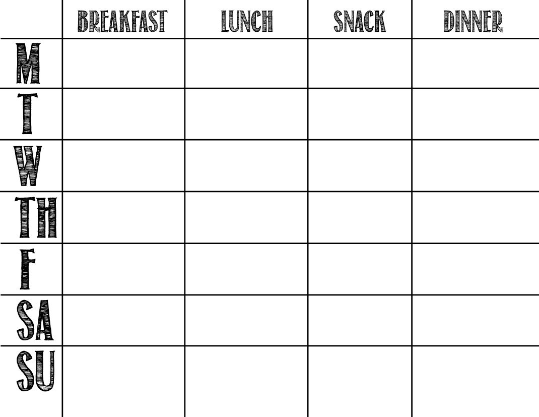 A Feteful Life: Menu Planning | Health: Body &amp; Mind | Whole