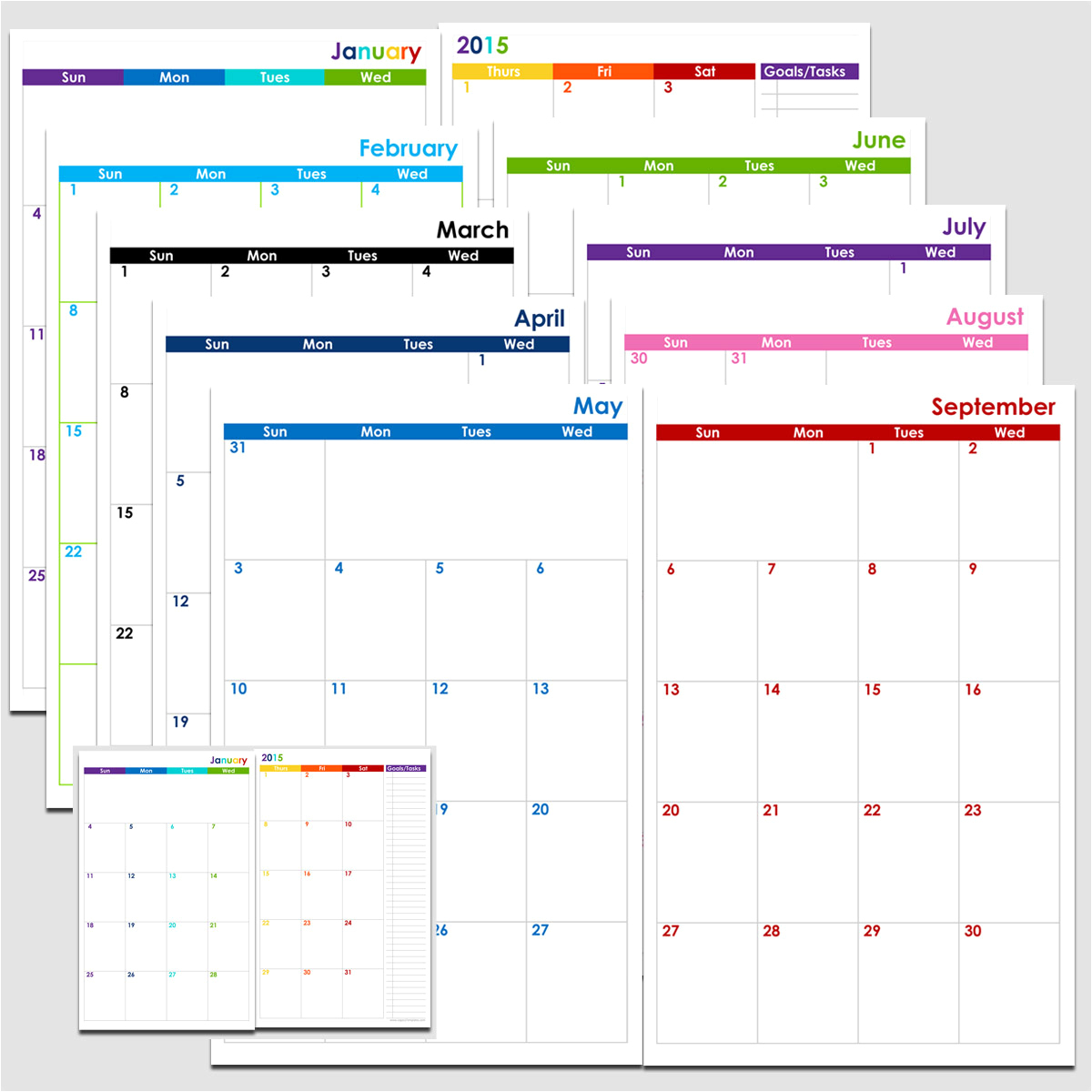 Awesome 35 Sample Printable 2 Month Calendar Page Calendar