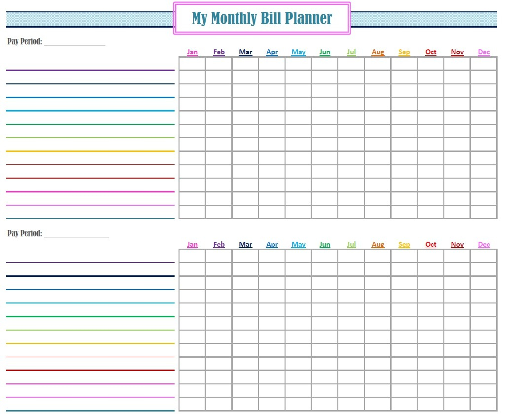 Bill Calendar Template Infinite Imagine Monthly In Monthly