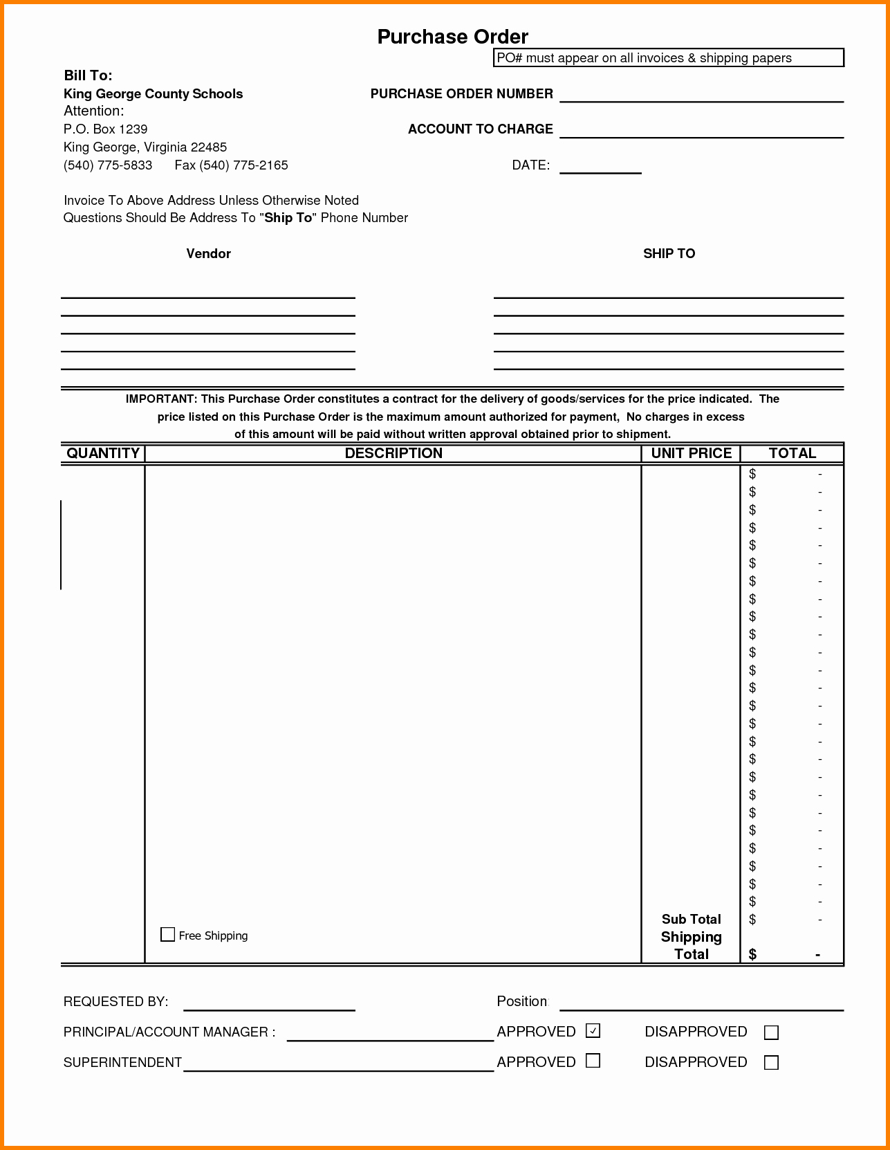 Bill Of Sale Printable Monthly Organizer Late Blank Ten