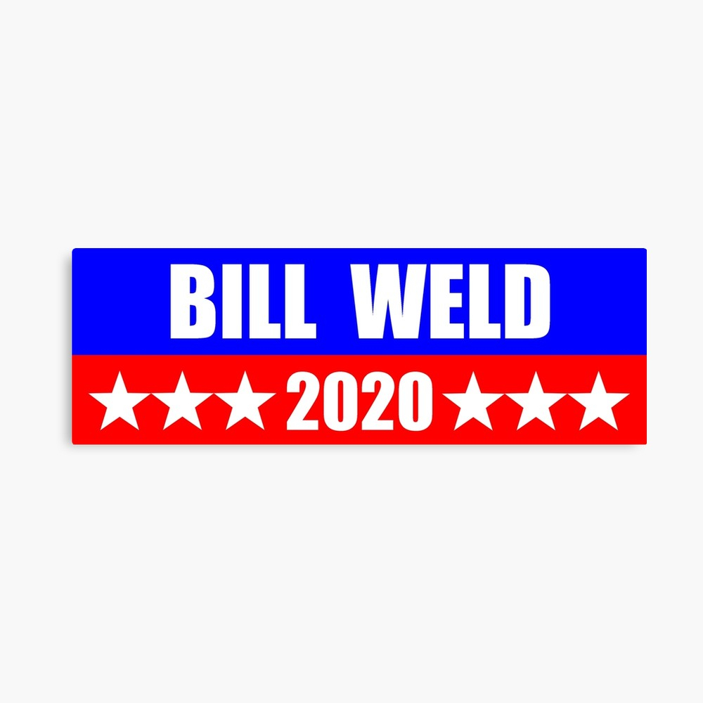 Bill Weld For President 2020 Sticker Decal Mug Shirt Republican | Canvas  Print