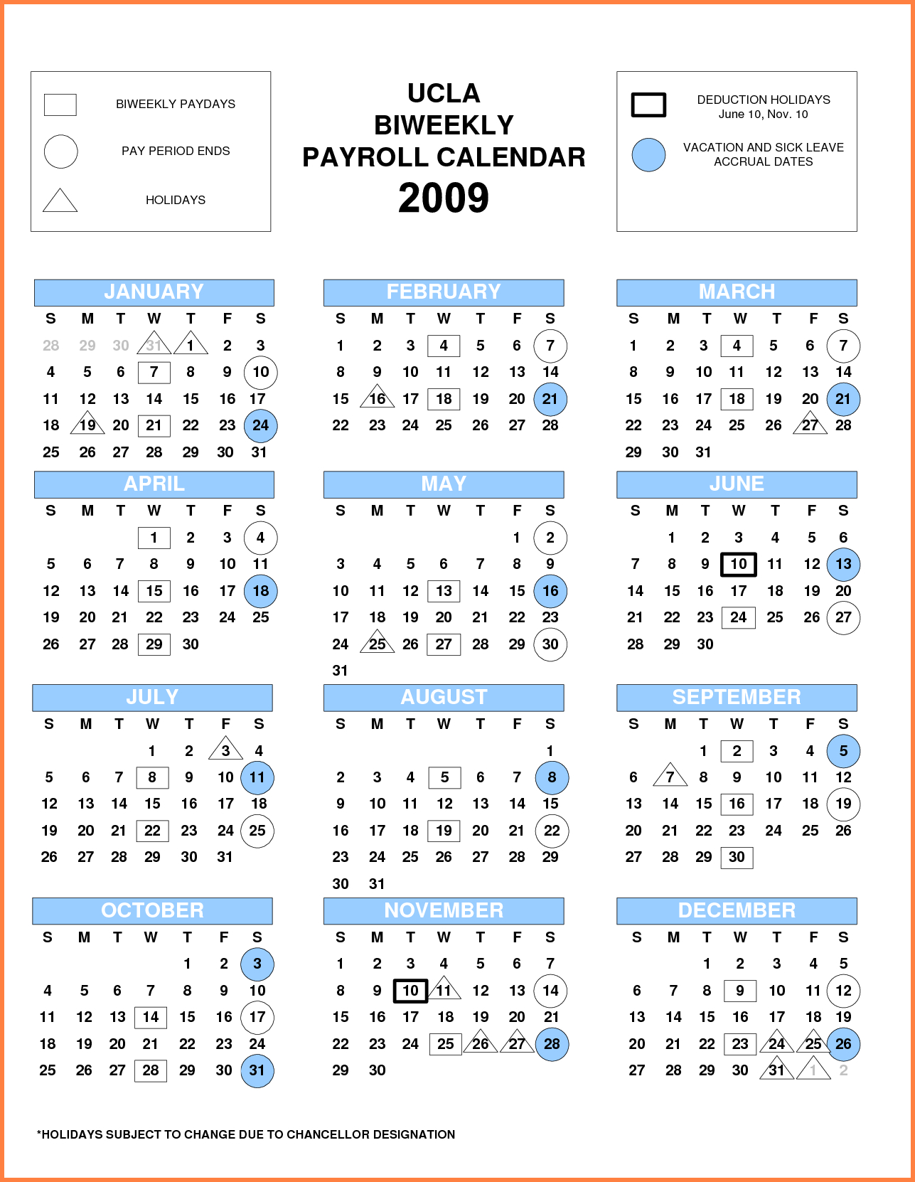 Biweekly Pay Scheduleate Payroll Calendar Samples Of