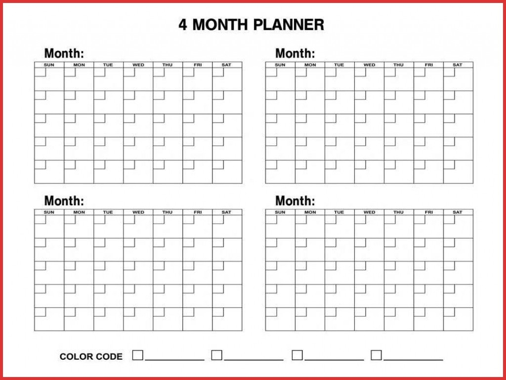 Blank Calendar – 9 Free Printable Microsoft Word Templates 4