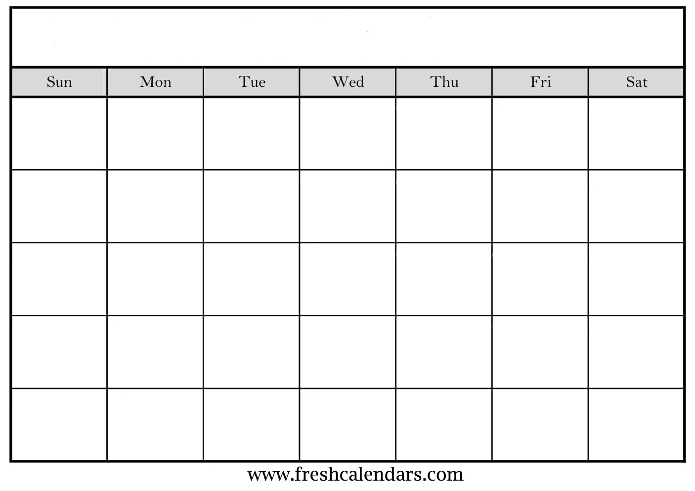 blank calendar pages 2019 printable