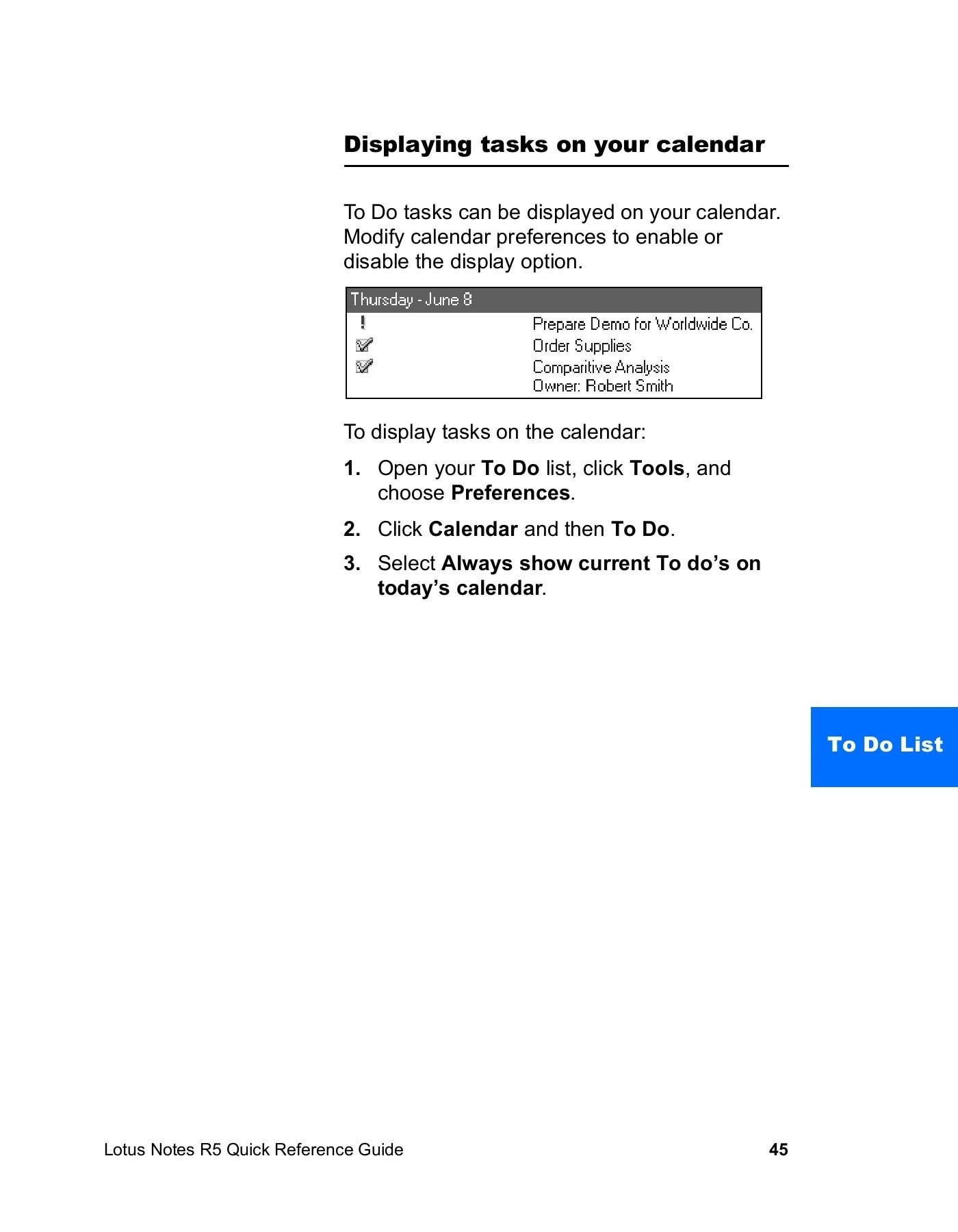 Calendar Printing In Lotus Notes • Printable Blank Calendar