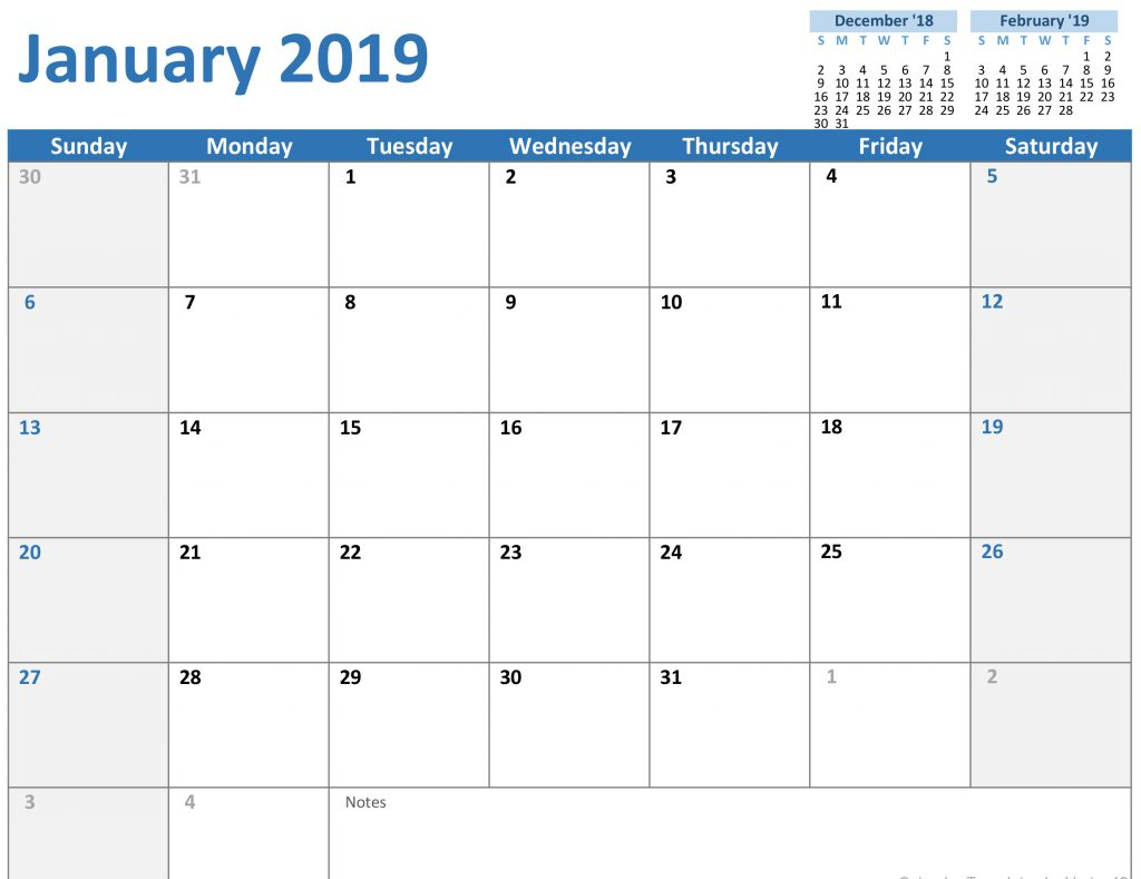 Calendar Table Excel