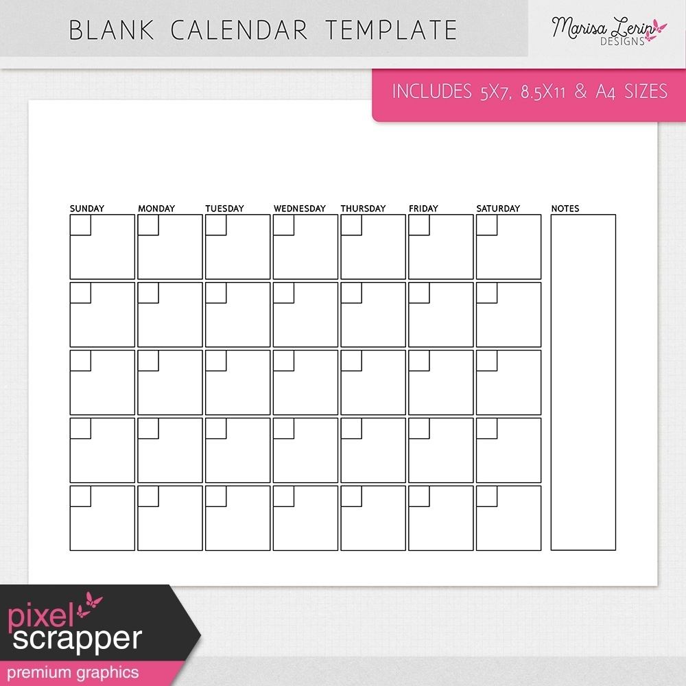 Calendar Template 8.5 X 11 | Igotlockedout