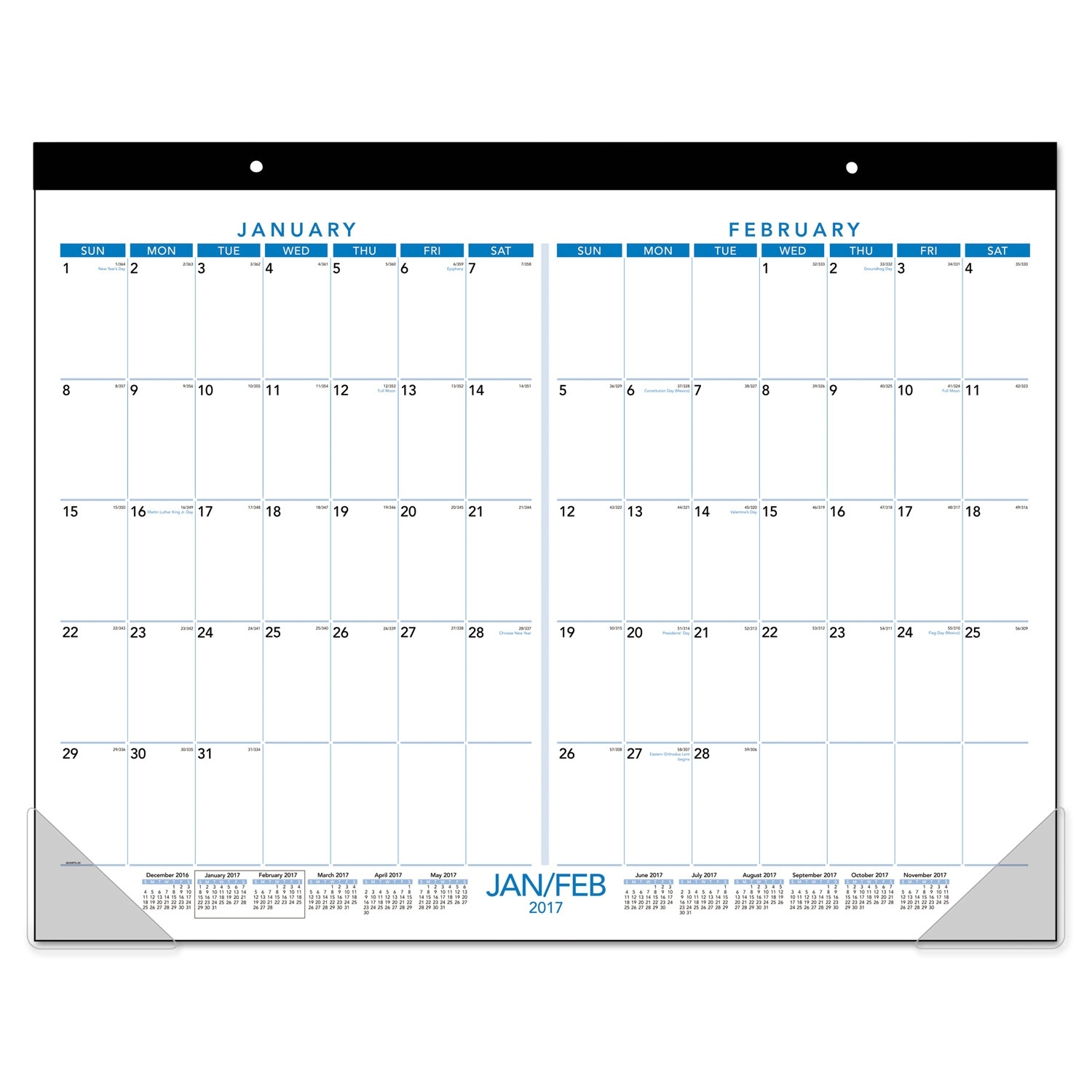 mini printable calendar 2 per page