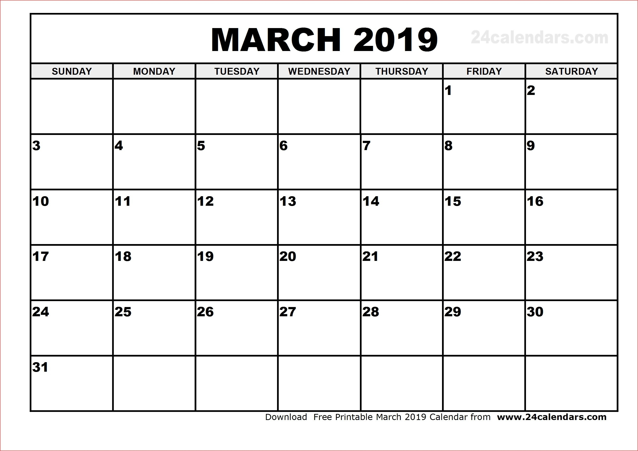 Calendar Template Vertex | One Page Calendar Printable