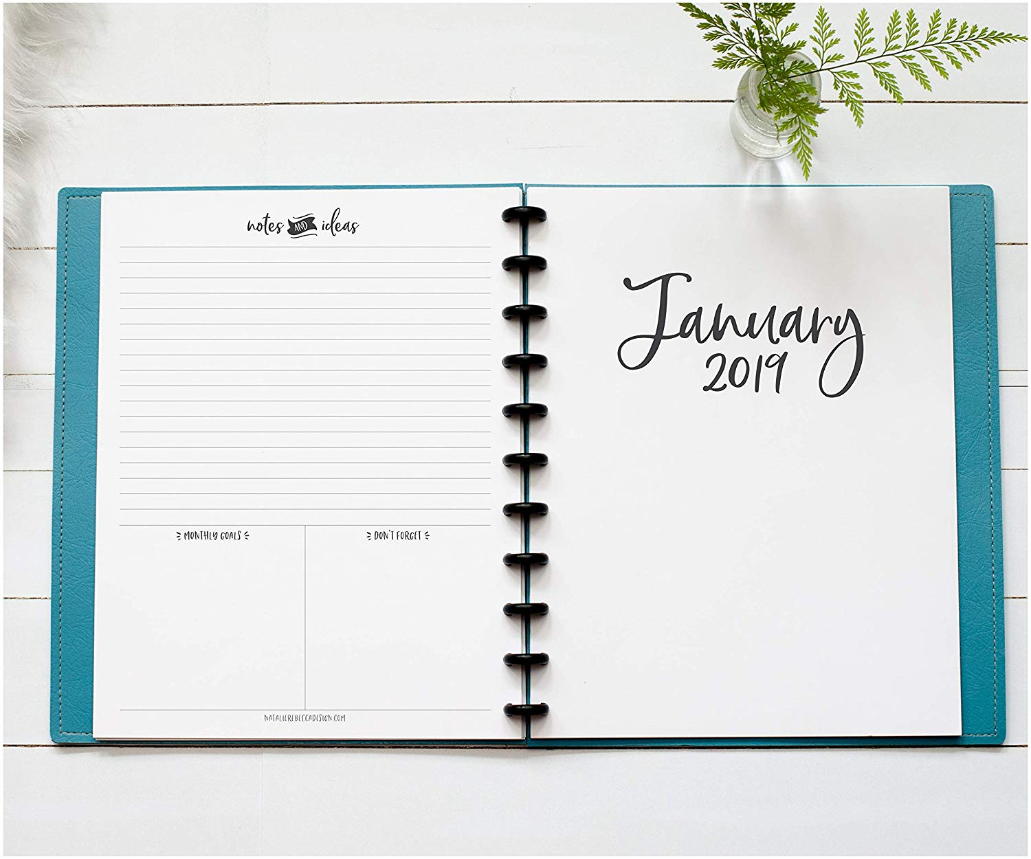 2019 tasks to do monthly planner