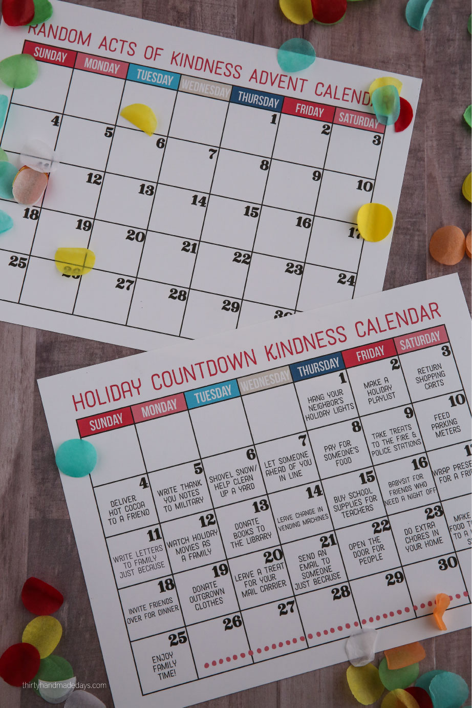 Create A Countdown Calendar Printable Example Calendar Printable