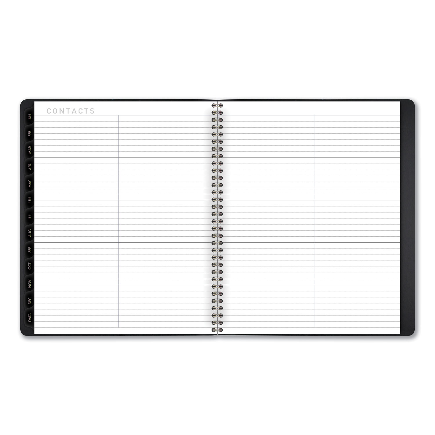Contemporary Monthly Planner, 8 3/4 X 6 7/8, Black Cover, 2020
