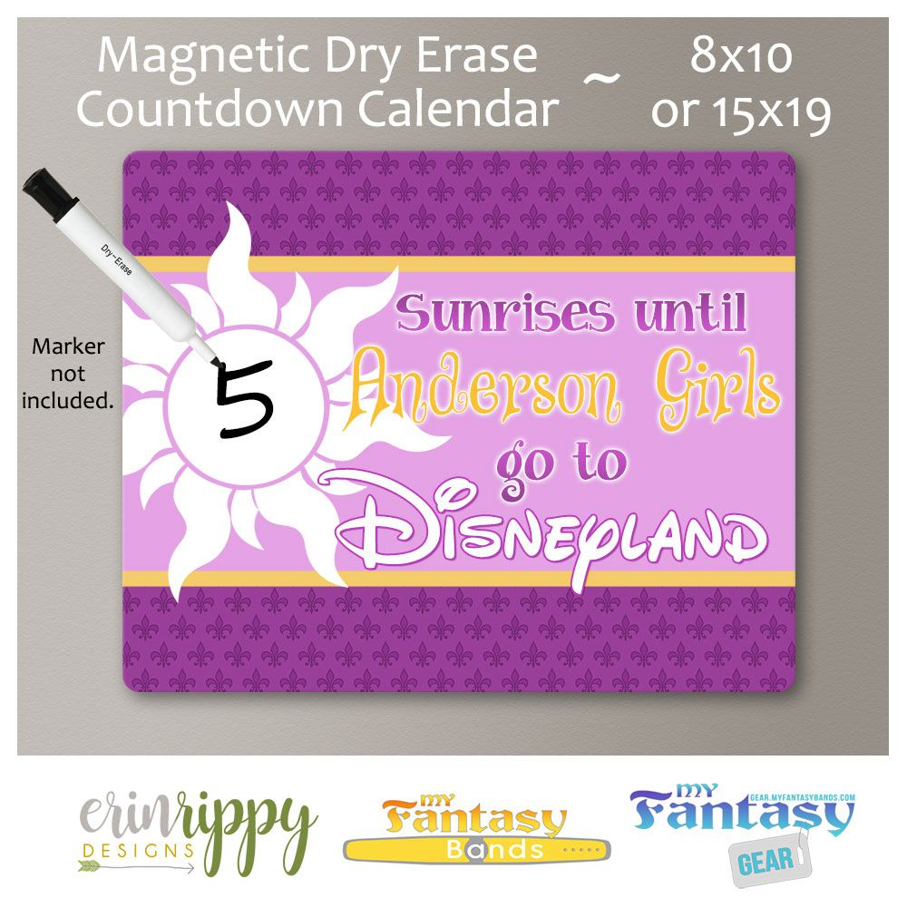 Countdown Calendar – Magnetic Dry Erase | Disney Countdown
