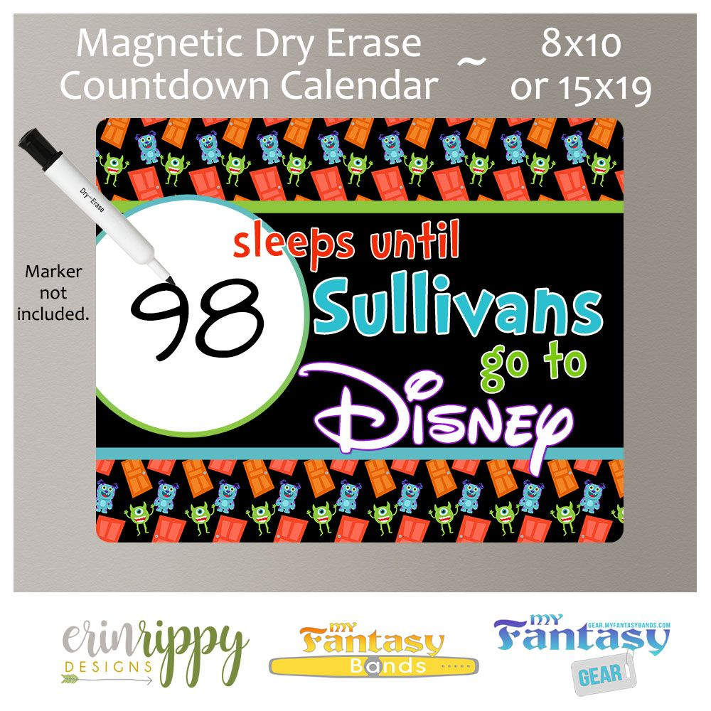 Countdown Calendar – Magnetic Dry Erase | Disney Countdown