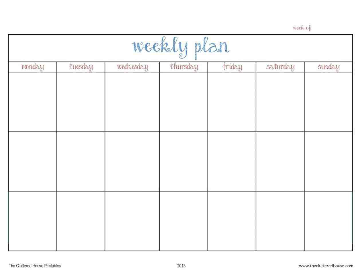 5 day week calendar template example calendar printable