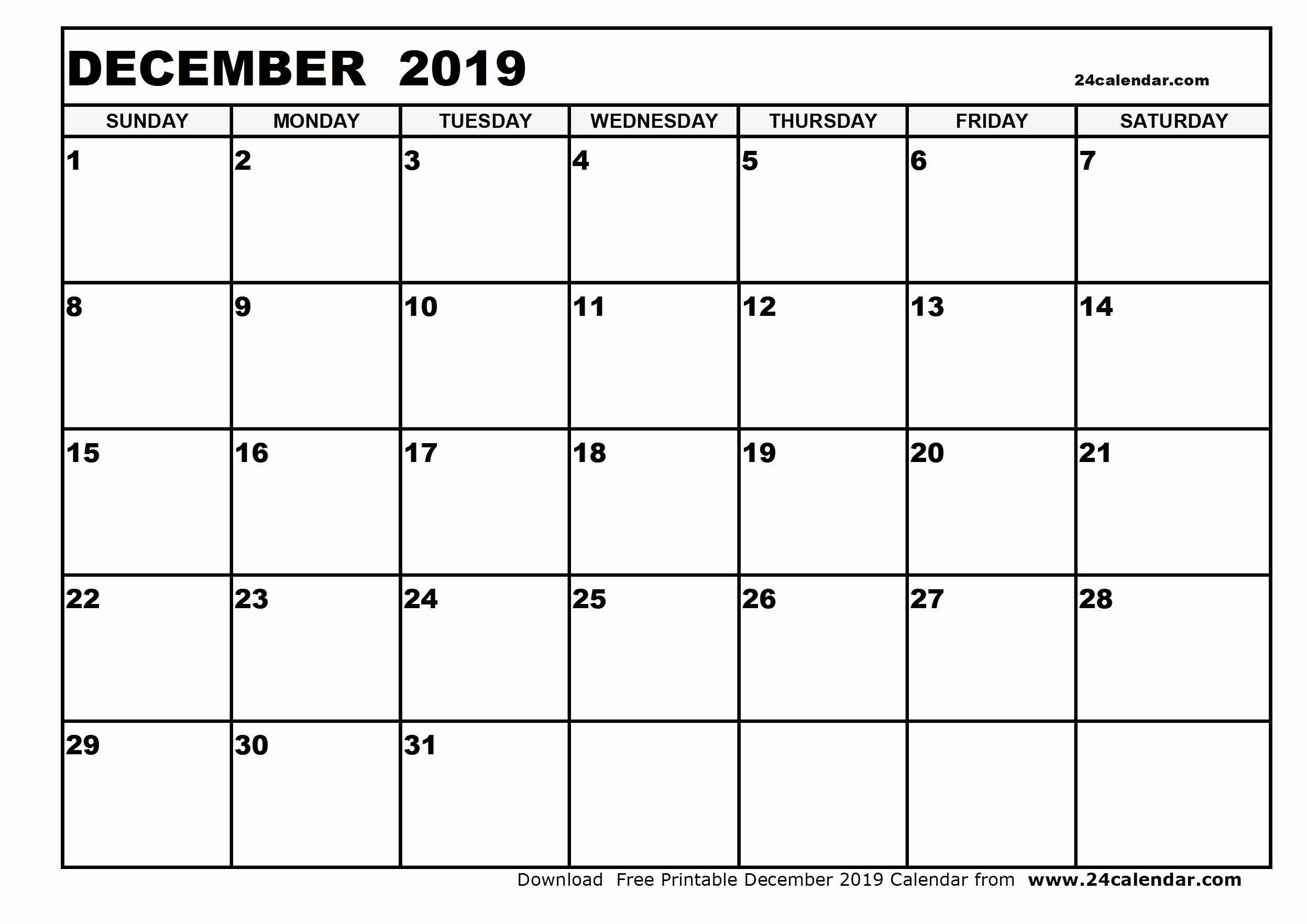 December 2019 Calendar Wincalendar | Calendar Template