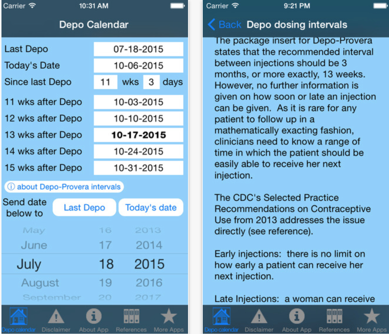 Depo Provera Date Chart | Calendar Template Printable