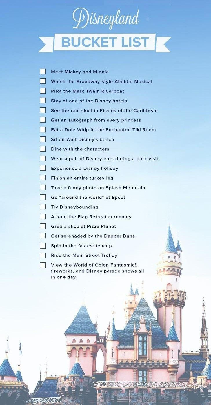 Disney To Do List☄️✨📒 | Disney | Disney, Disney Planning