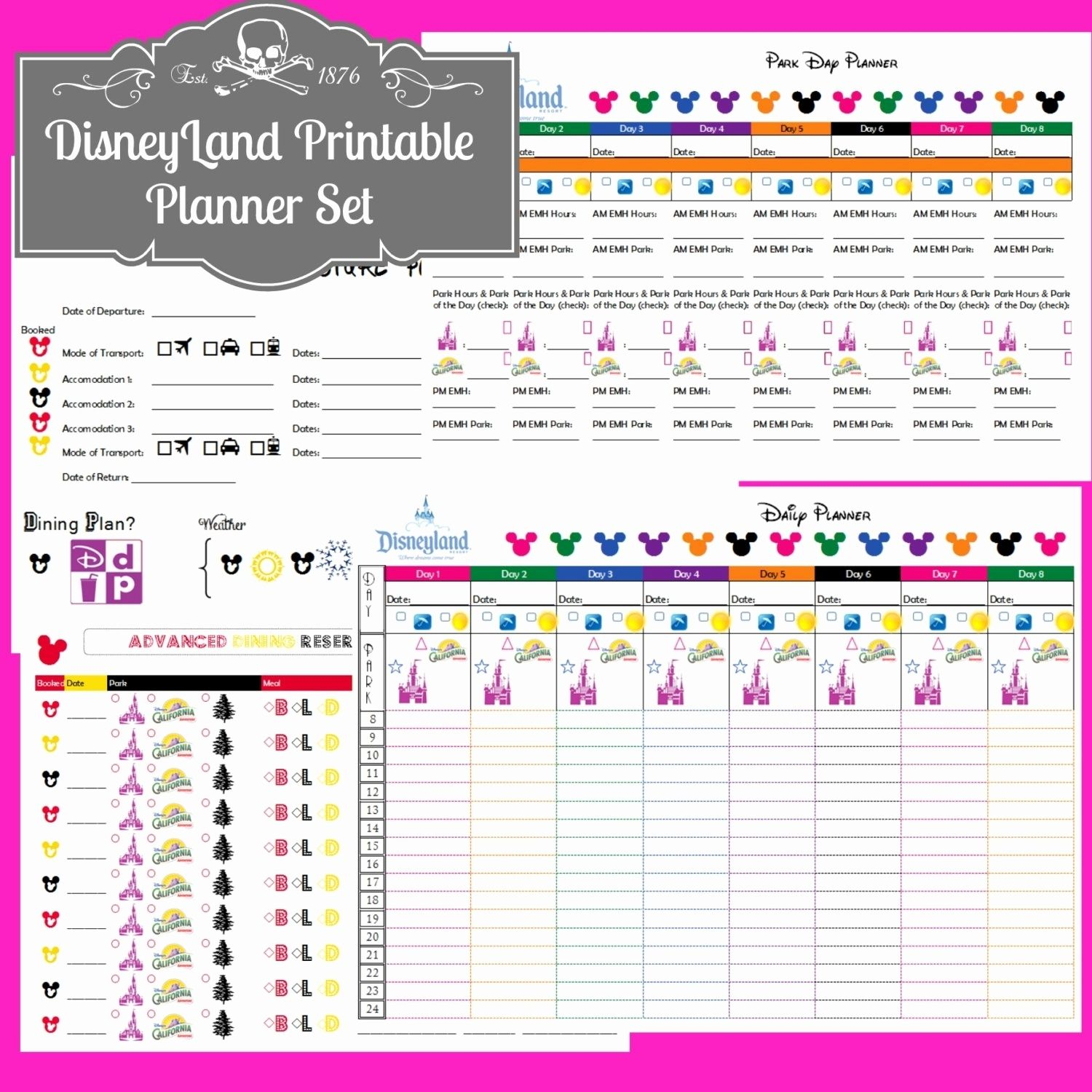 Disney Trip Planner Spreadsheet On Google Spreadsheet