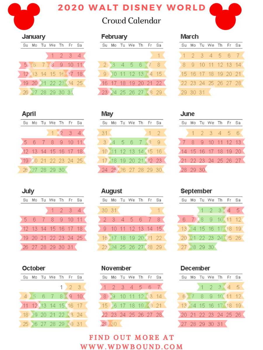 Disney World Itinerary Printable 2020 | Example Calendar