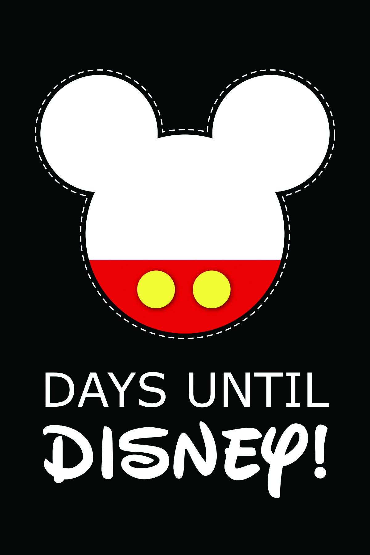 Diy Printable Disney Countdown