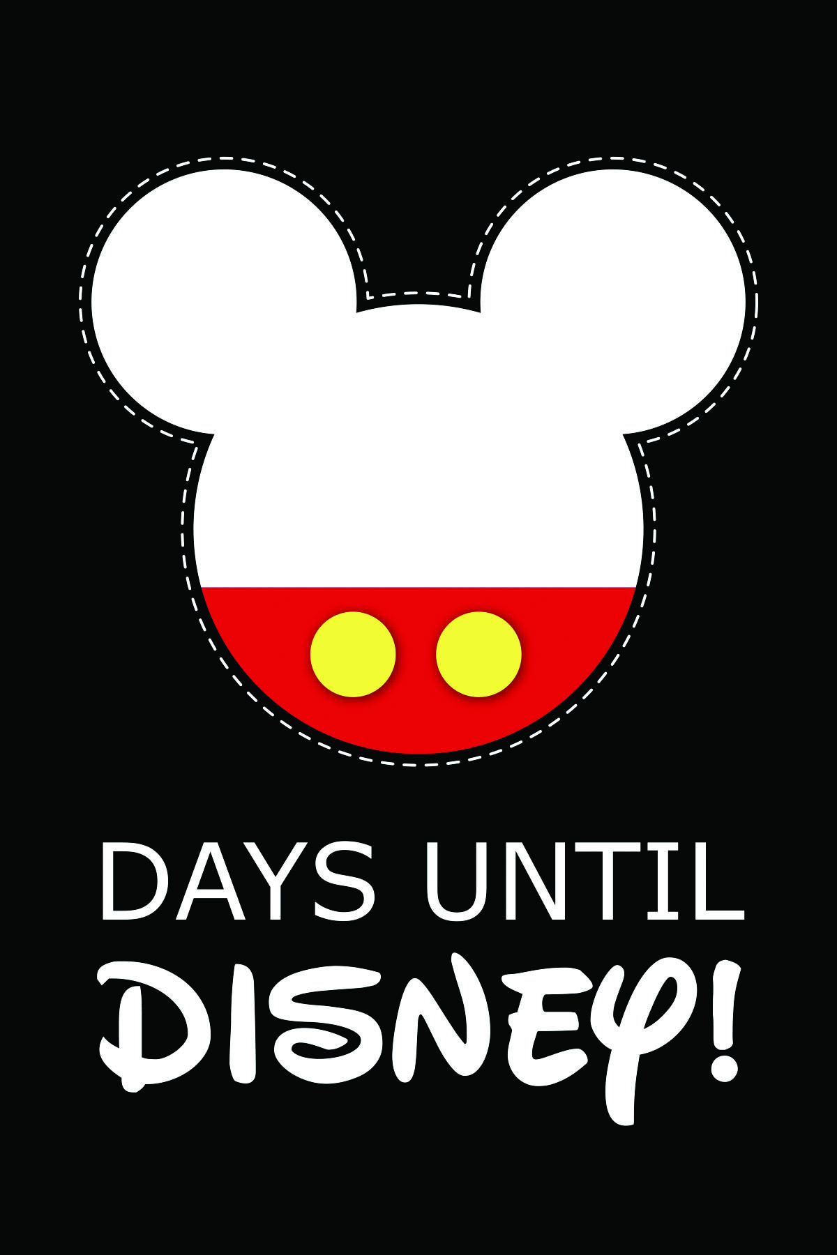 Disney Vacation Countdowndays Till Disney Printables Example Calendar