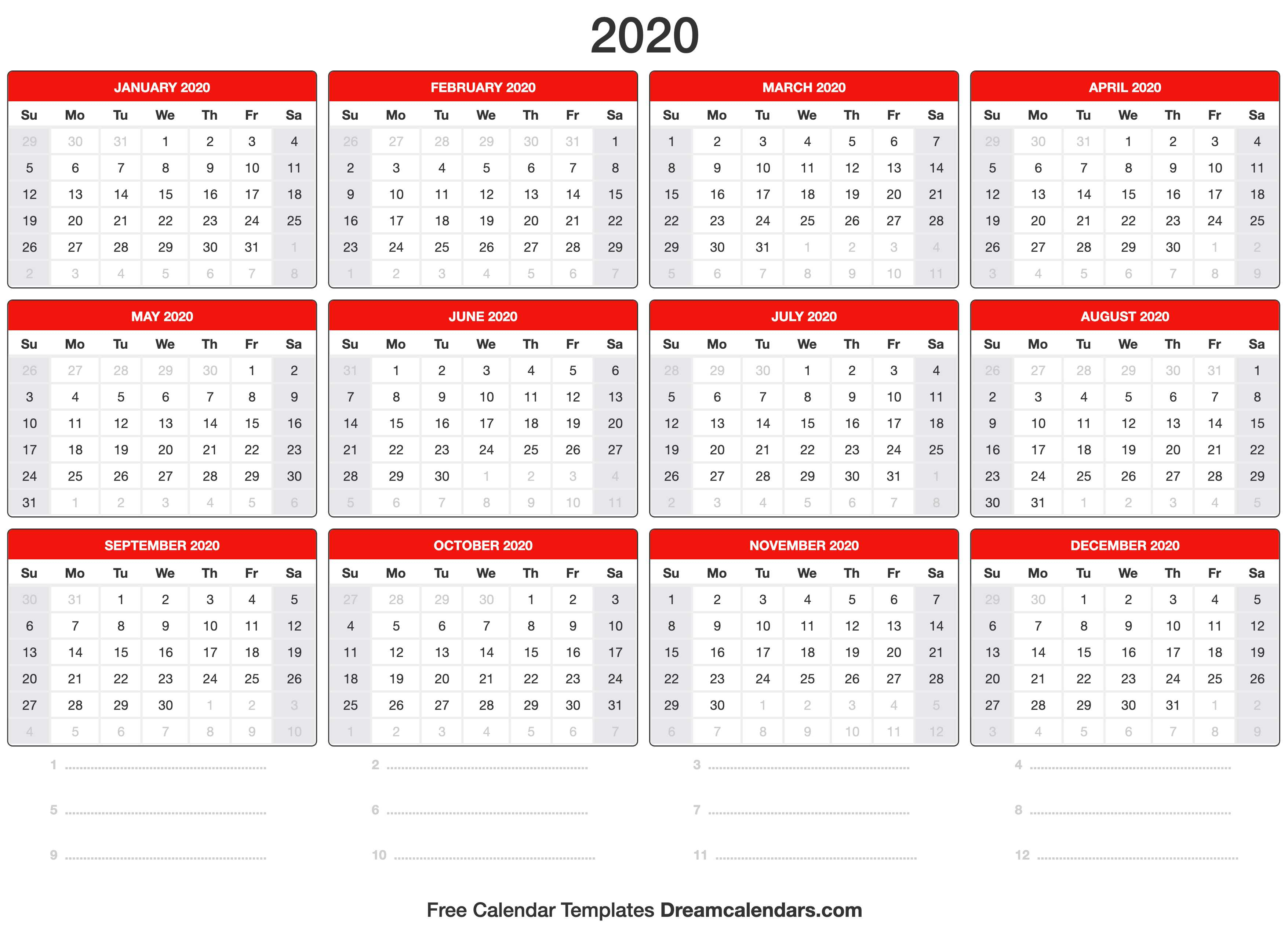 Dream Calendars - Make Your Calendar Template Blog: 2019